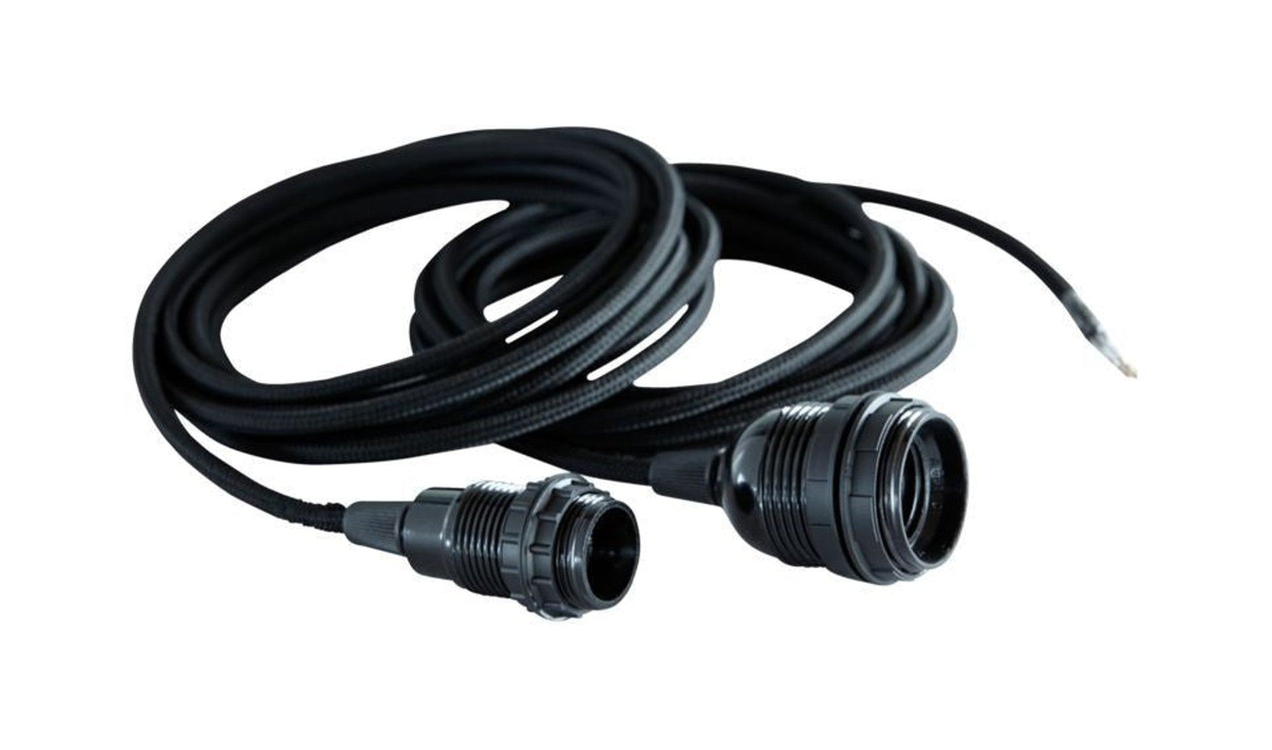 House Doctor Taber Wire w. soquete e dois anéis, preto