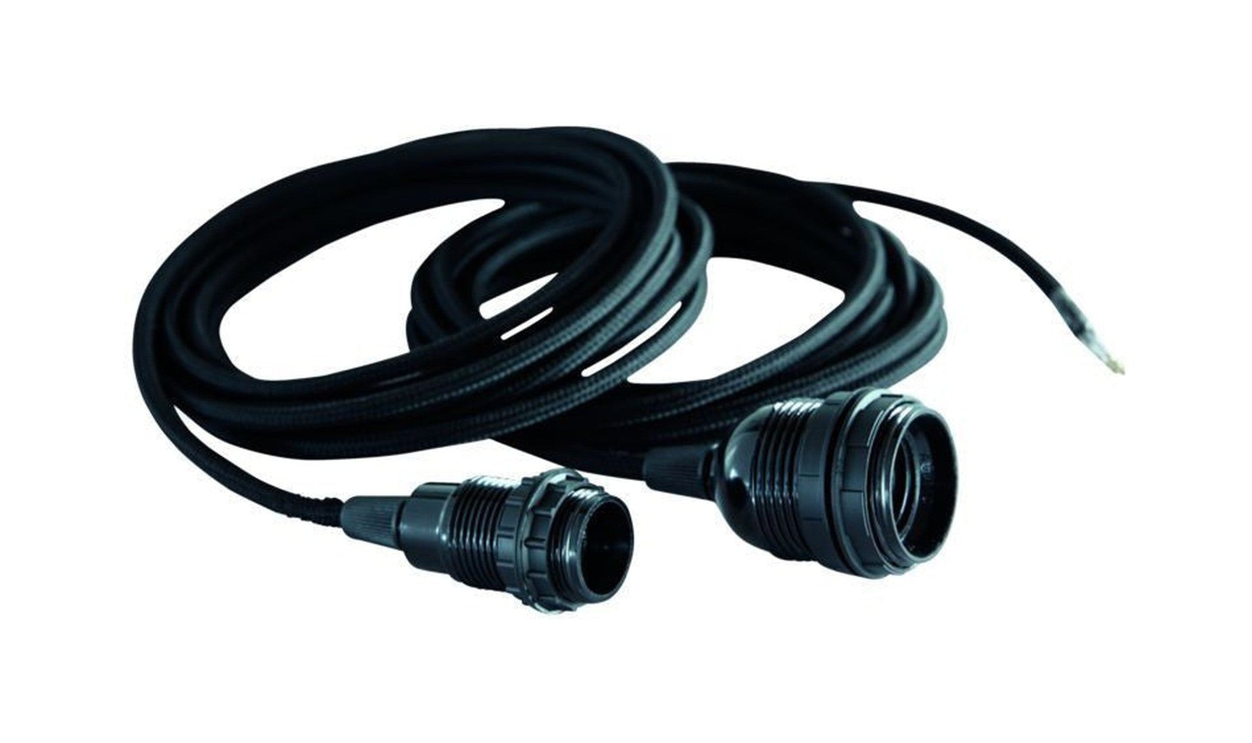 House Doctor Taber Wire w. soquete e dois anéis, preto