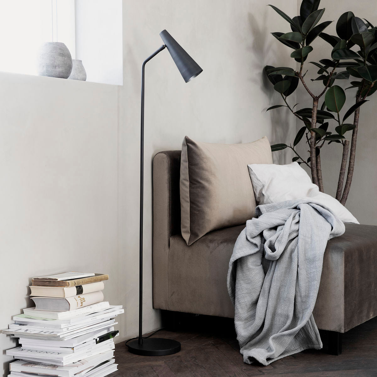 [product_category]-House Doctor Floor lamp, HDPrecise, Matte black-House Doctor-5707644547445-206100313-HOU-2