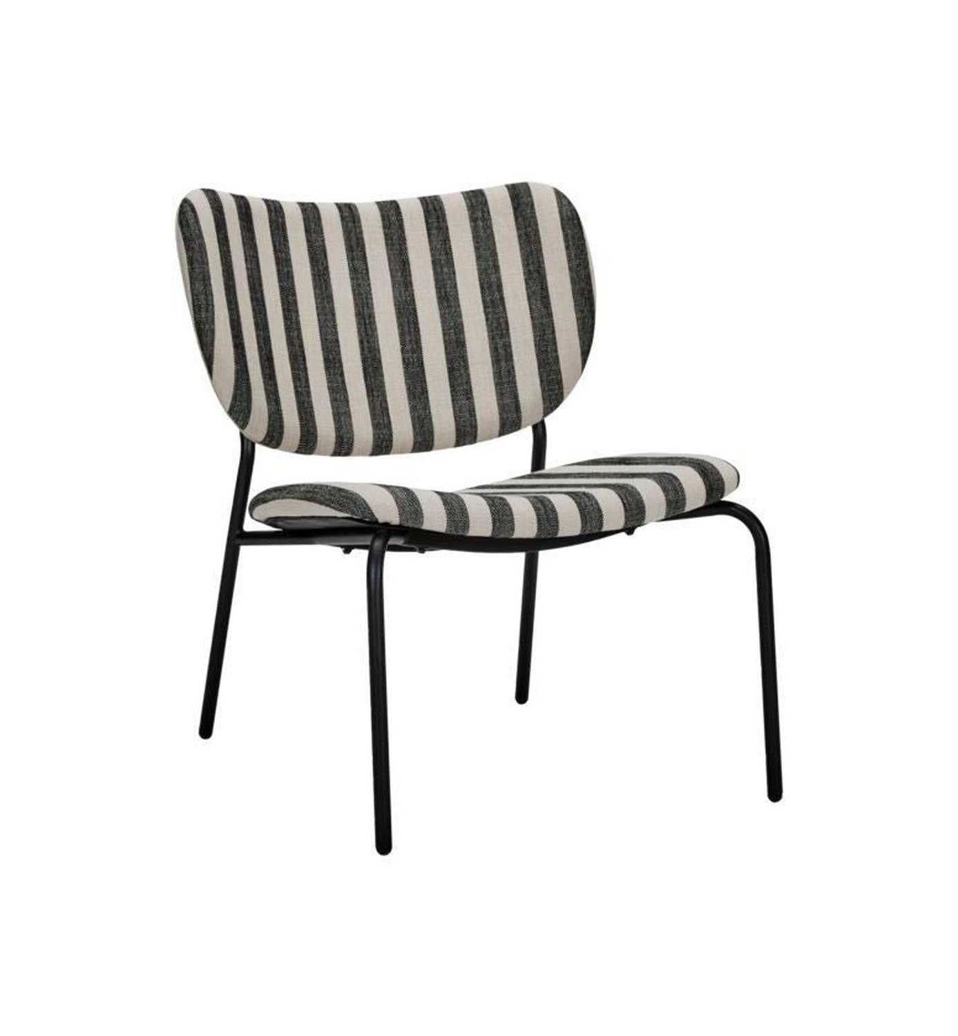 House Doctor Lounge Chair, Hdlonga, Black/Off-White