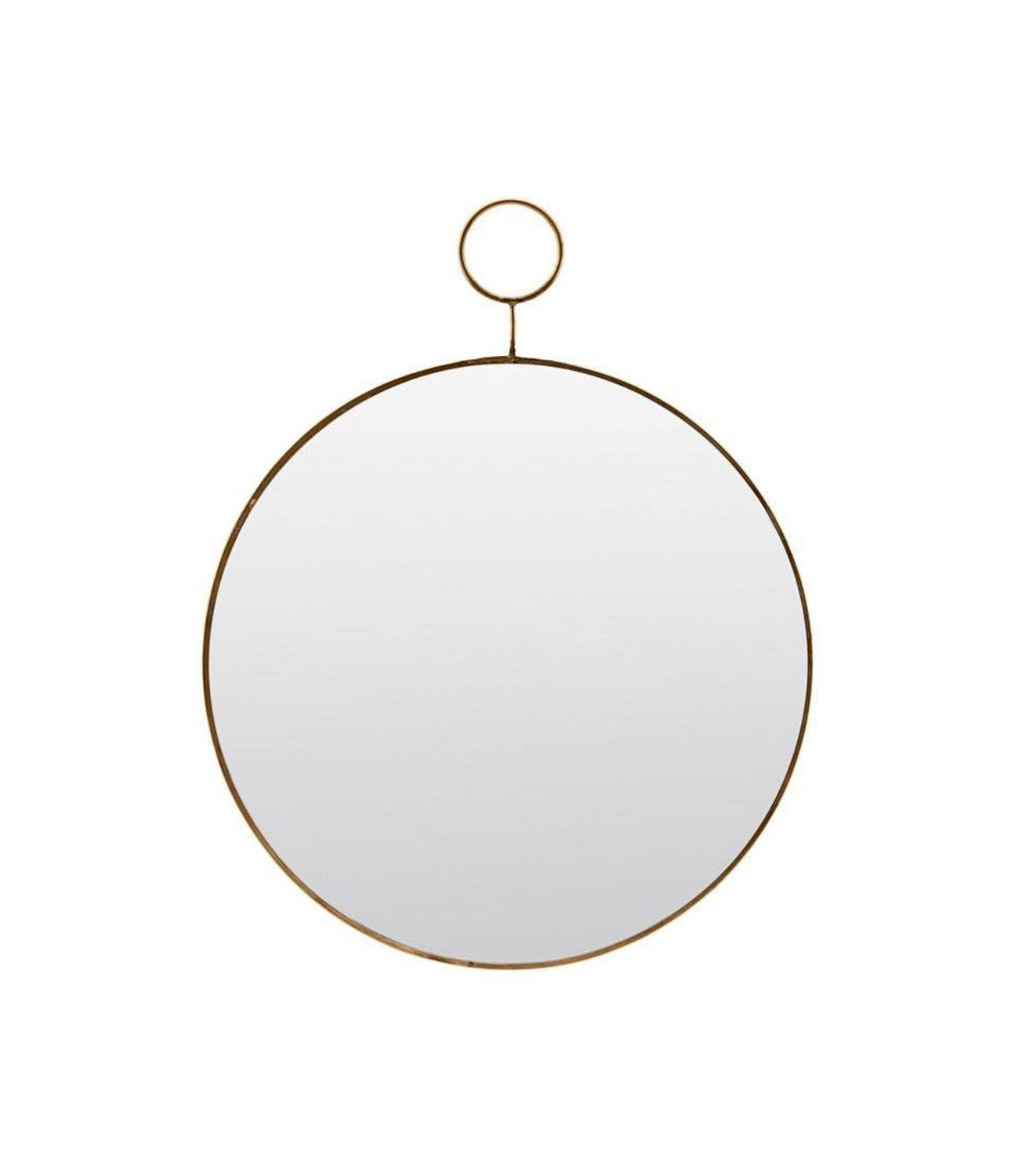 House Doctor Mirror, Hdhe Loop, Brass