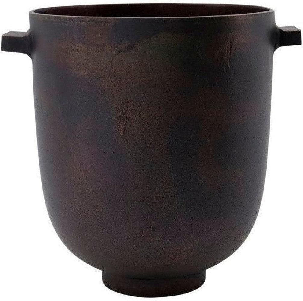 House Doctor Planter, Hd Foem, Browned Brass