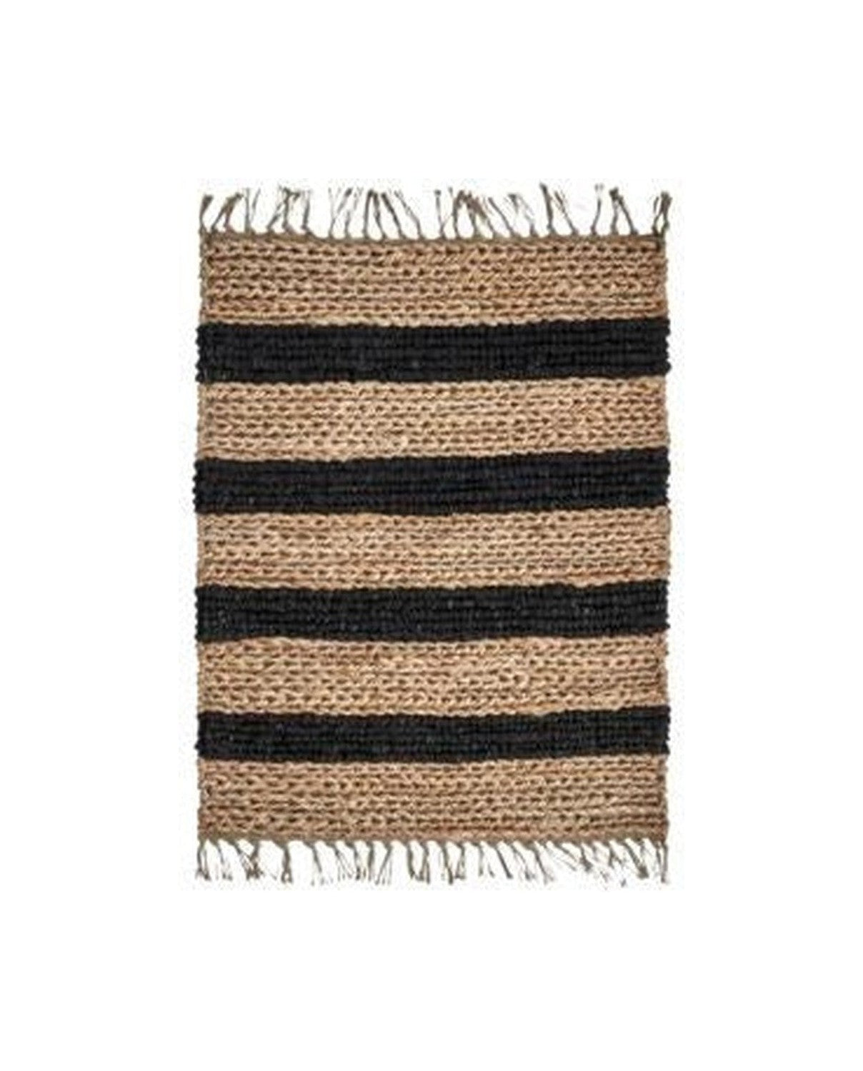 House Doctor Rug, HDRimi, Nature/Black