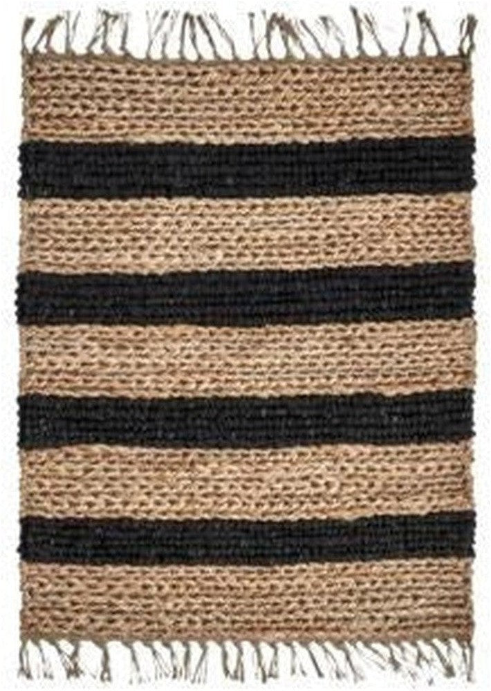 [product_category]-House Doctor Rug, HDRimi, Nature/Black-House Doctor-5707644865181-206230024-HOU-1