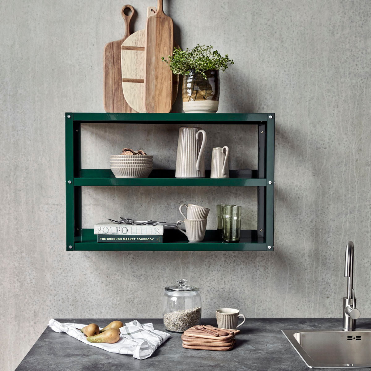 [product_category]-House Doctor Shelving unit, HDUse, Dark Green-House Doctor-5707644892644-208580700-HOU-4