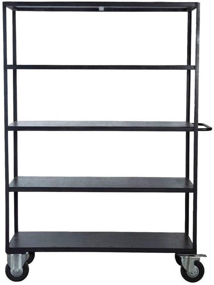 [product_category]-House Doctor Shelving unit w. 4 wheels, Black-House Doctor-5707644286313-203800152-HOU-1