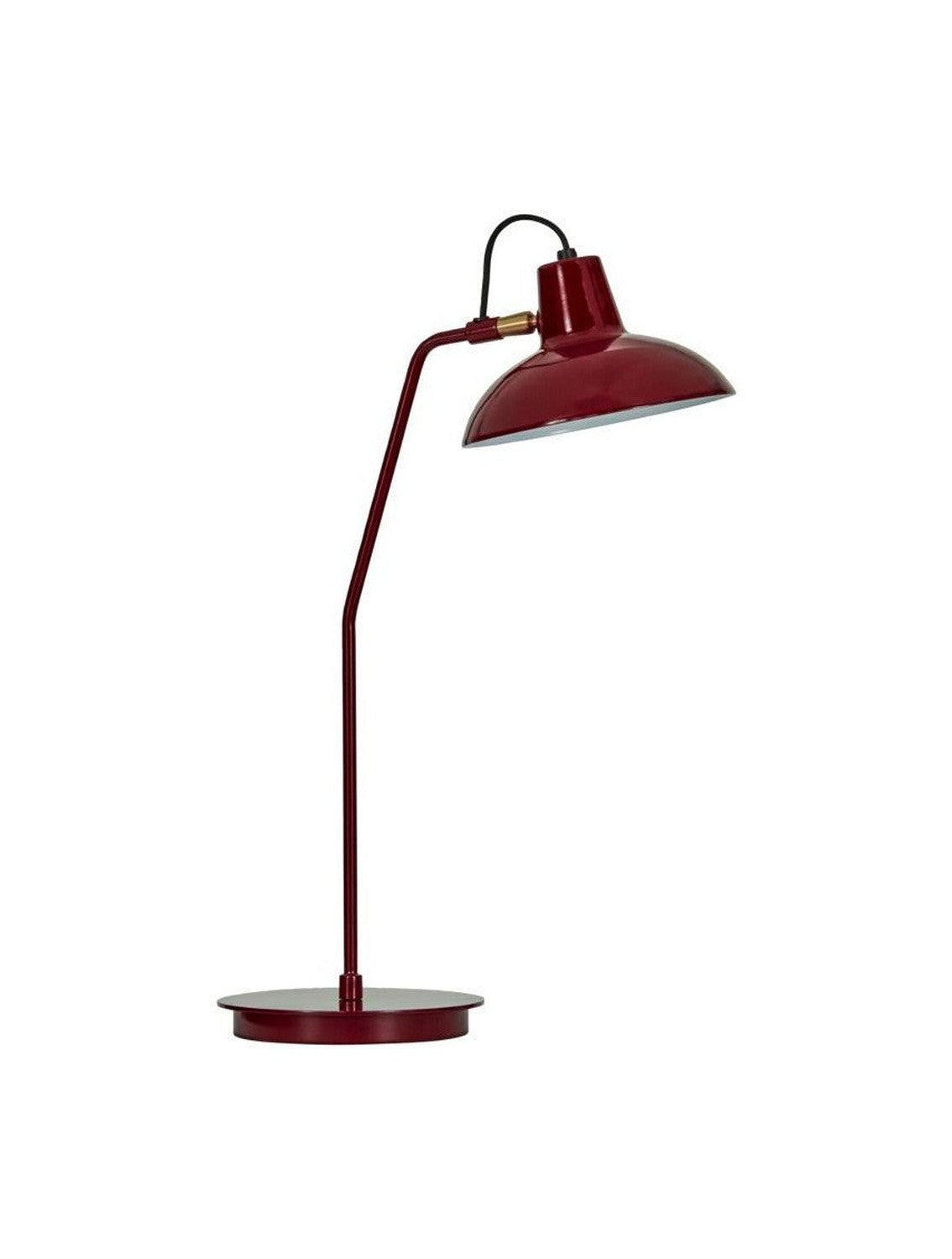 Lampe de table de docteur maison, hddesk, rouge