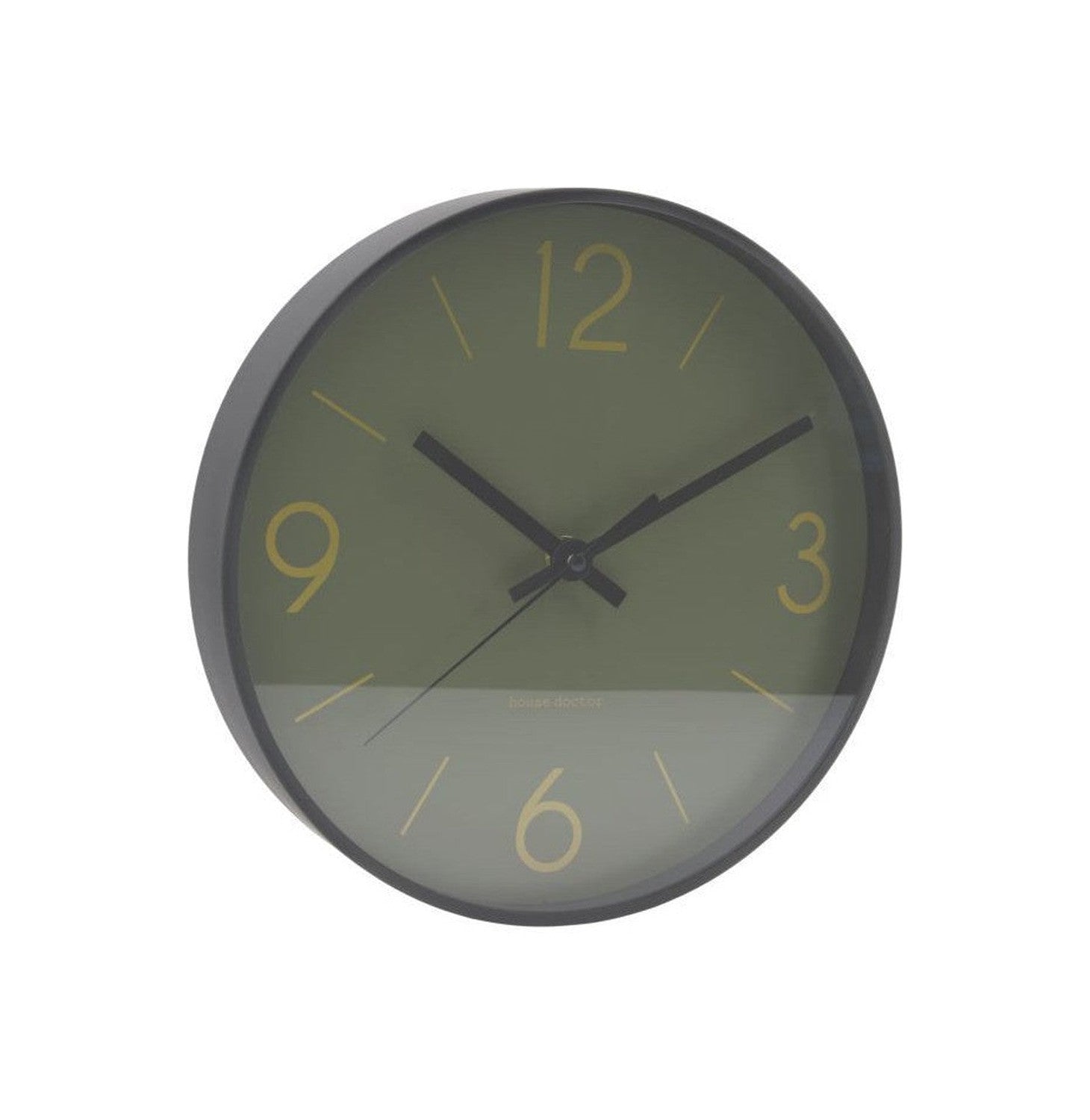 Huis Doctor Wall Clock, Hdtime, Dark Green