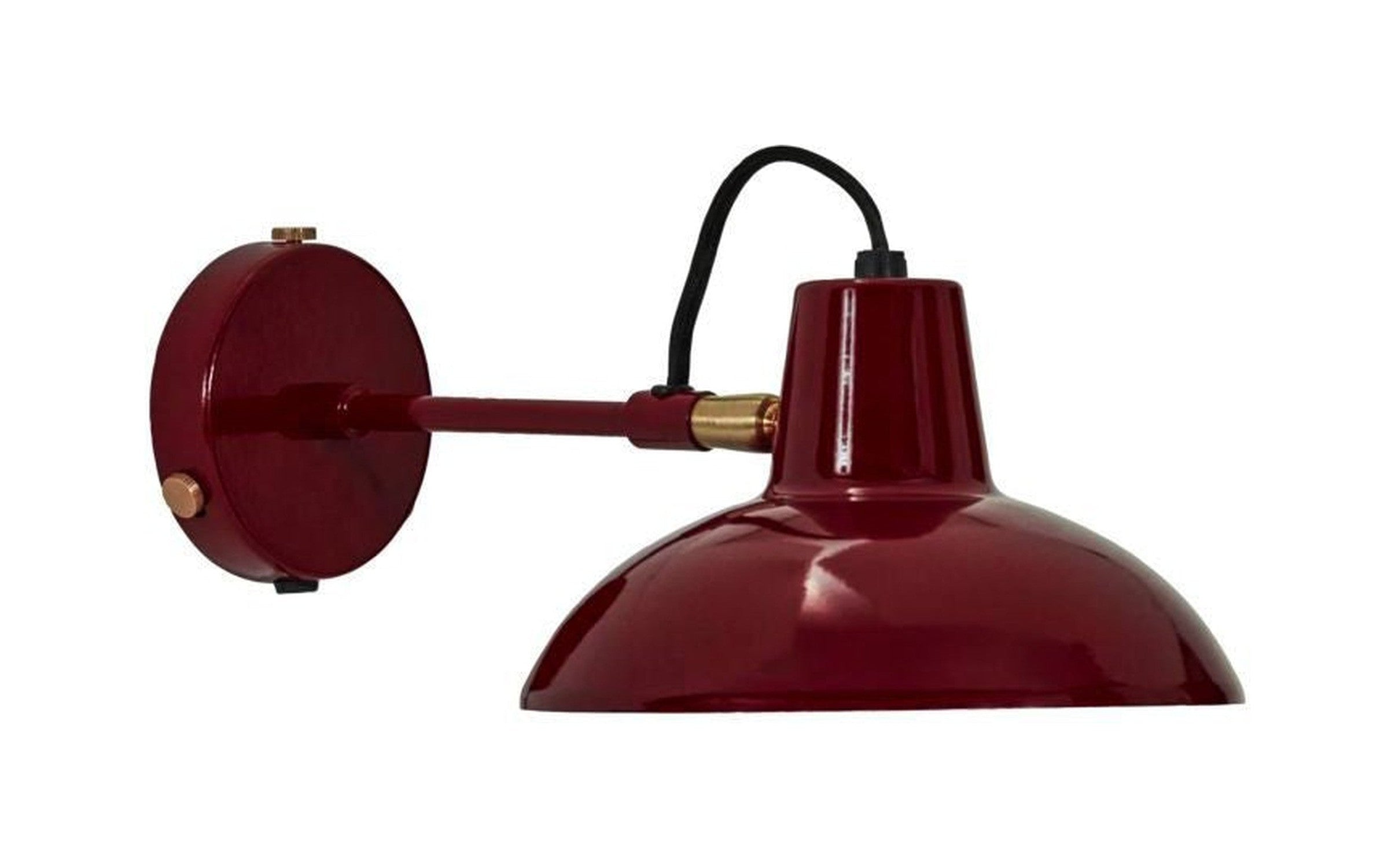 Lampe murale de la maison Doctor, HDDESK, rouge