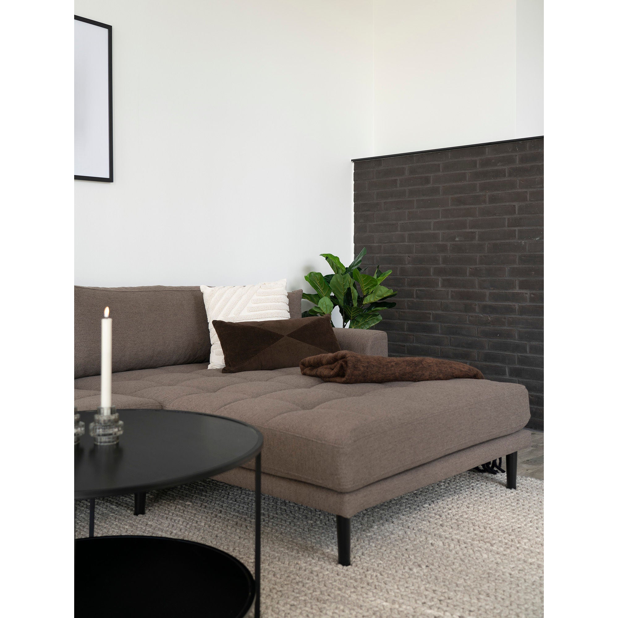 House Nordic Albany Cushion, Hvid, 45x45 Cm