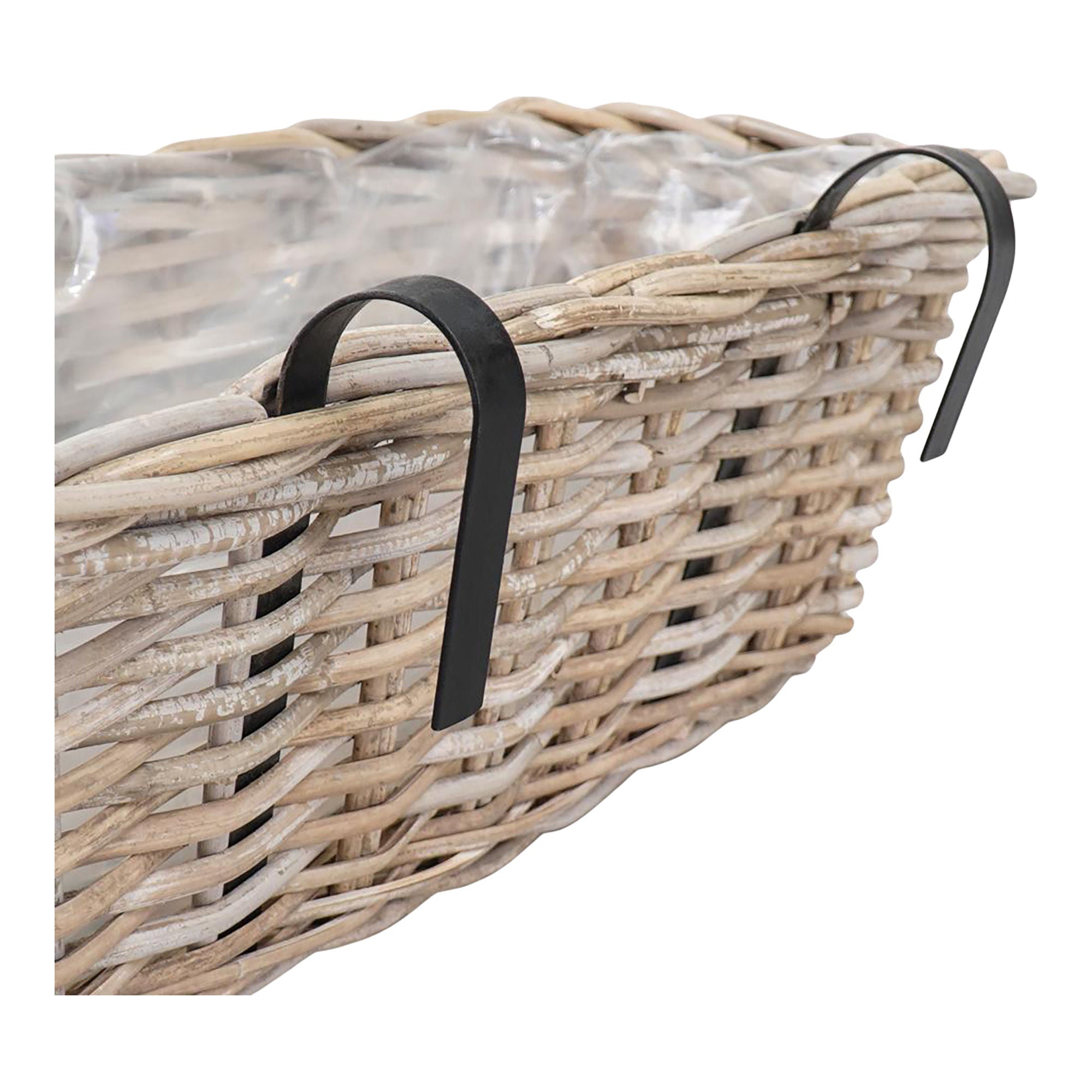 House Nordic Batu Planter With Suspension, Kubu, Natural, 60x20x23 Cm