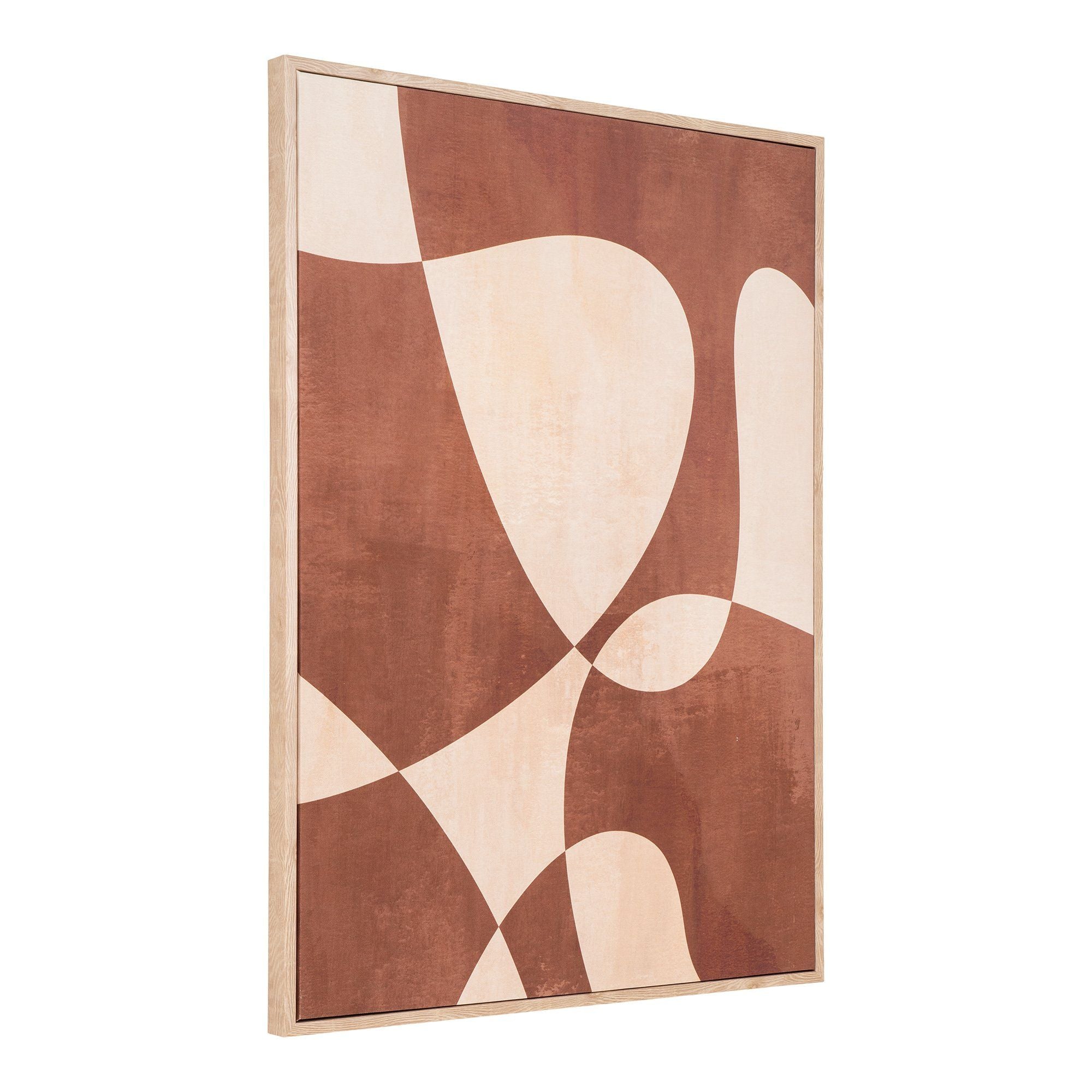 House Nordic Cape Town Canvas Print, Canvas, Brown/Beige, No.1, 50x70 Cm
