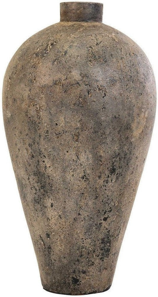 House Nordic Corvo Terracotta Decoration Pot, Brown, ø40x80 Cm