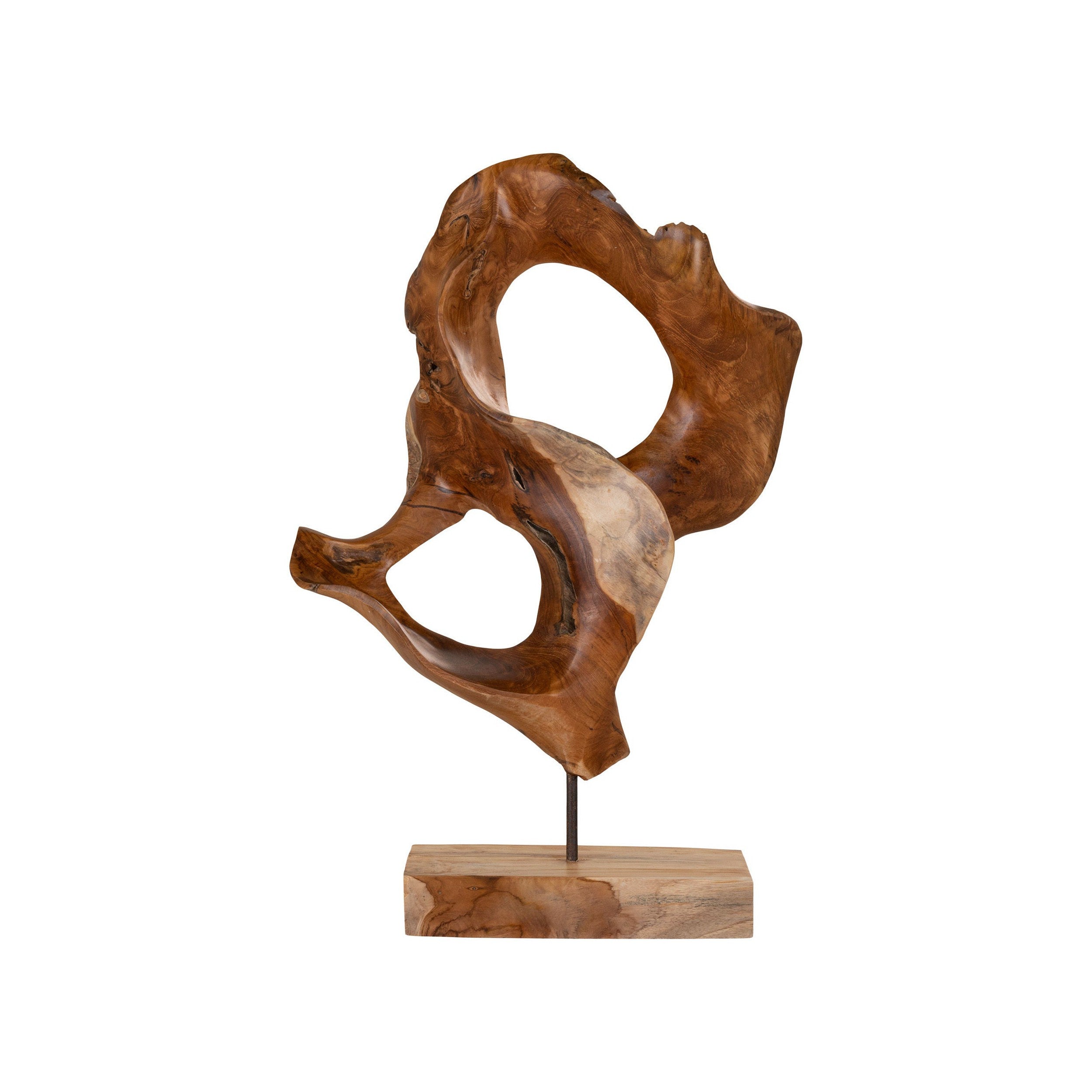 House Noordse donato teak sculptuur