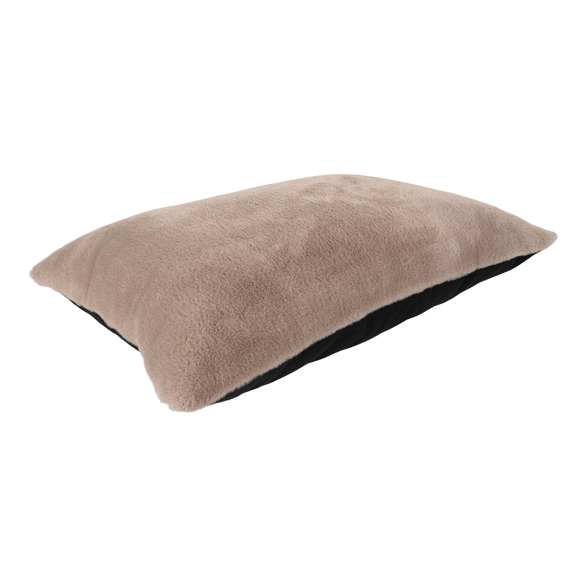 House Nordic Evora Cushion, Light Brown Arrtifical Fur, 45x60 Cm