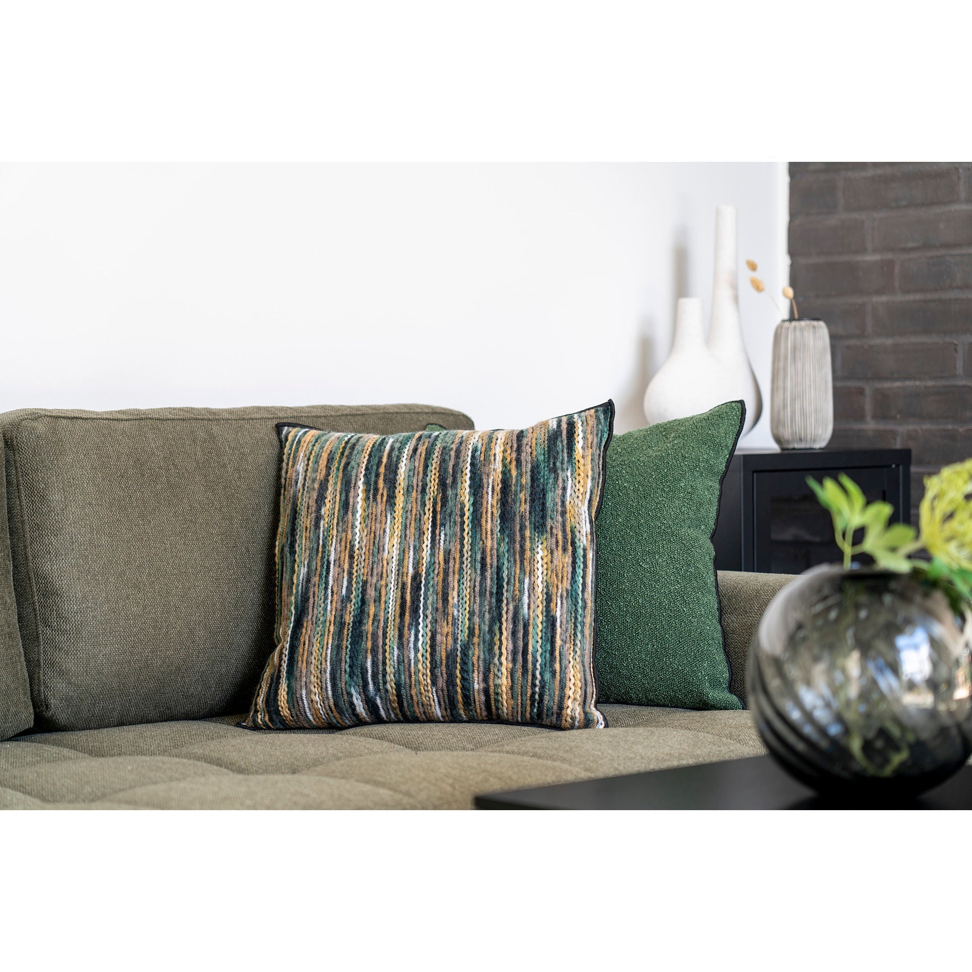House Nordic Geelong Cushion, Nature Mix, 45x45 Cm