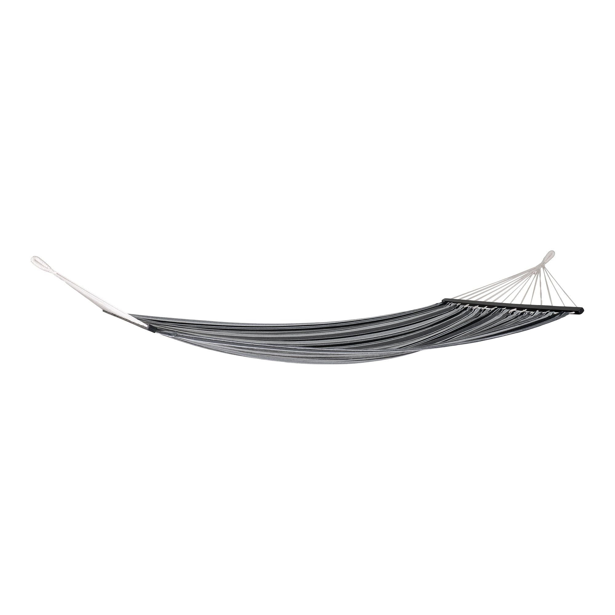 House Nordic Lamia Hammock, Polyester/Cotton, Larch, Black/Grey/White