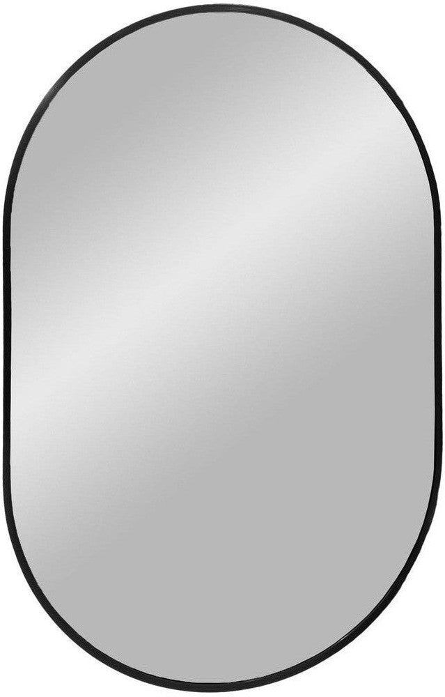 House Nordic Madrid Mirror, Aluminium, Black, 50x80 Cm