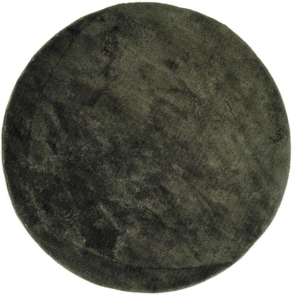 House Nordic Miami Rug, Round, Green, ø160 Cm