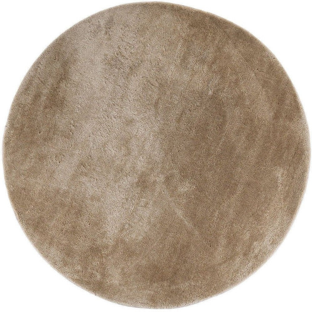 House Nordic Miami Rug, Round, Sand Color, ø160 Cm