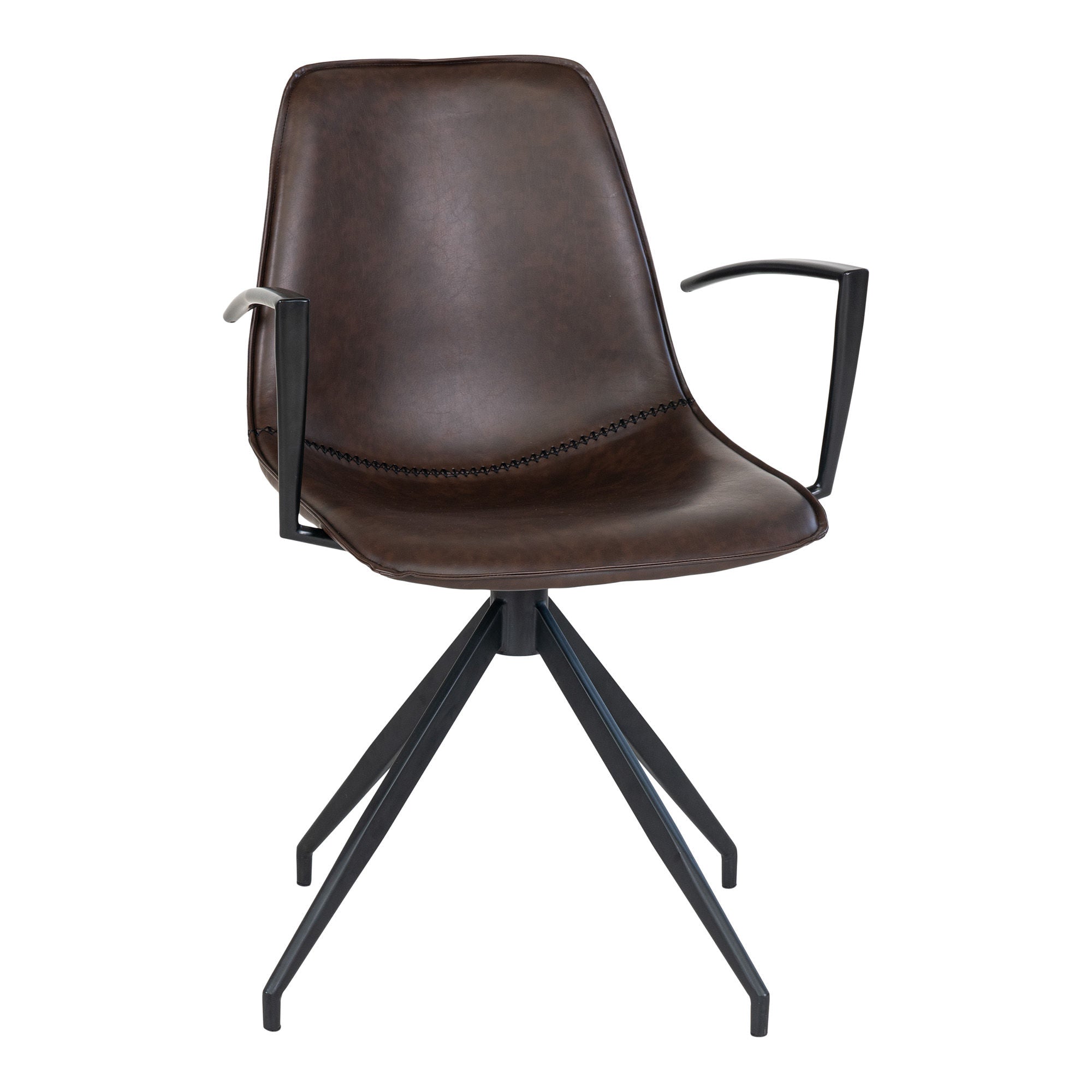 House Nordic Monaco Armrest In Metal For Monaco Dining Table Chair, Black