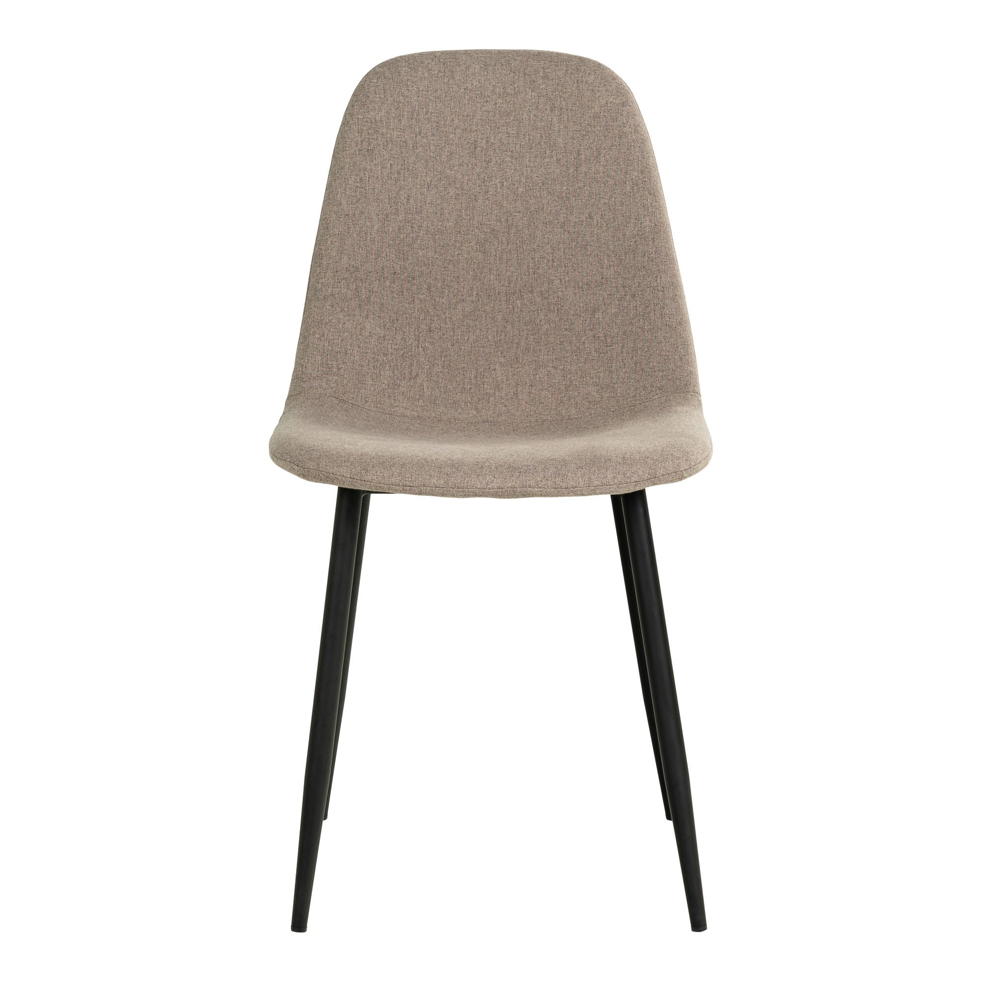 House Nordic Stockholm Dining Chair, Stone With Black Legs, Hn1231