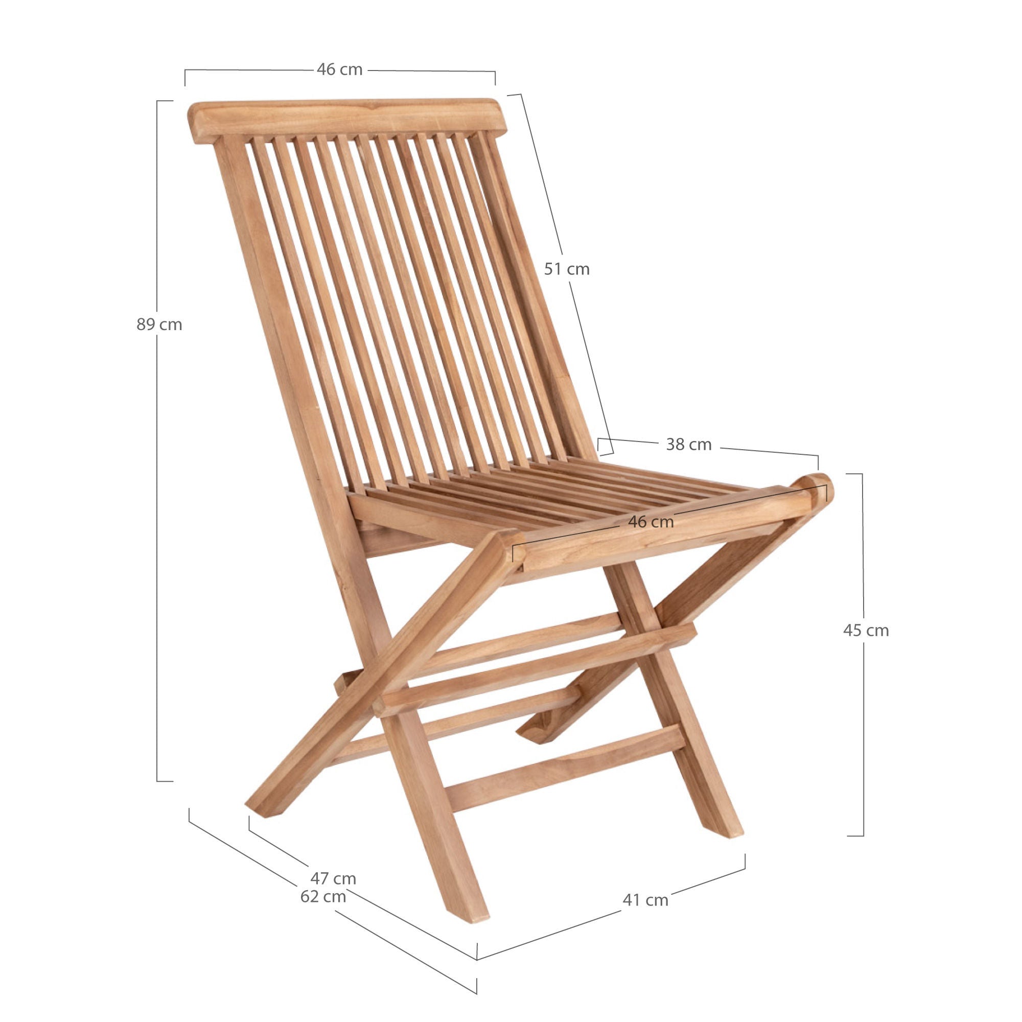 [product_category]-House Nordic Toledo Teak Dining Chair - Set of 2-House Nordic-5713917007301-7001130-HOU-6