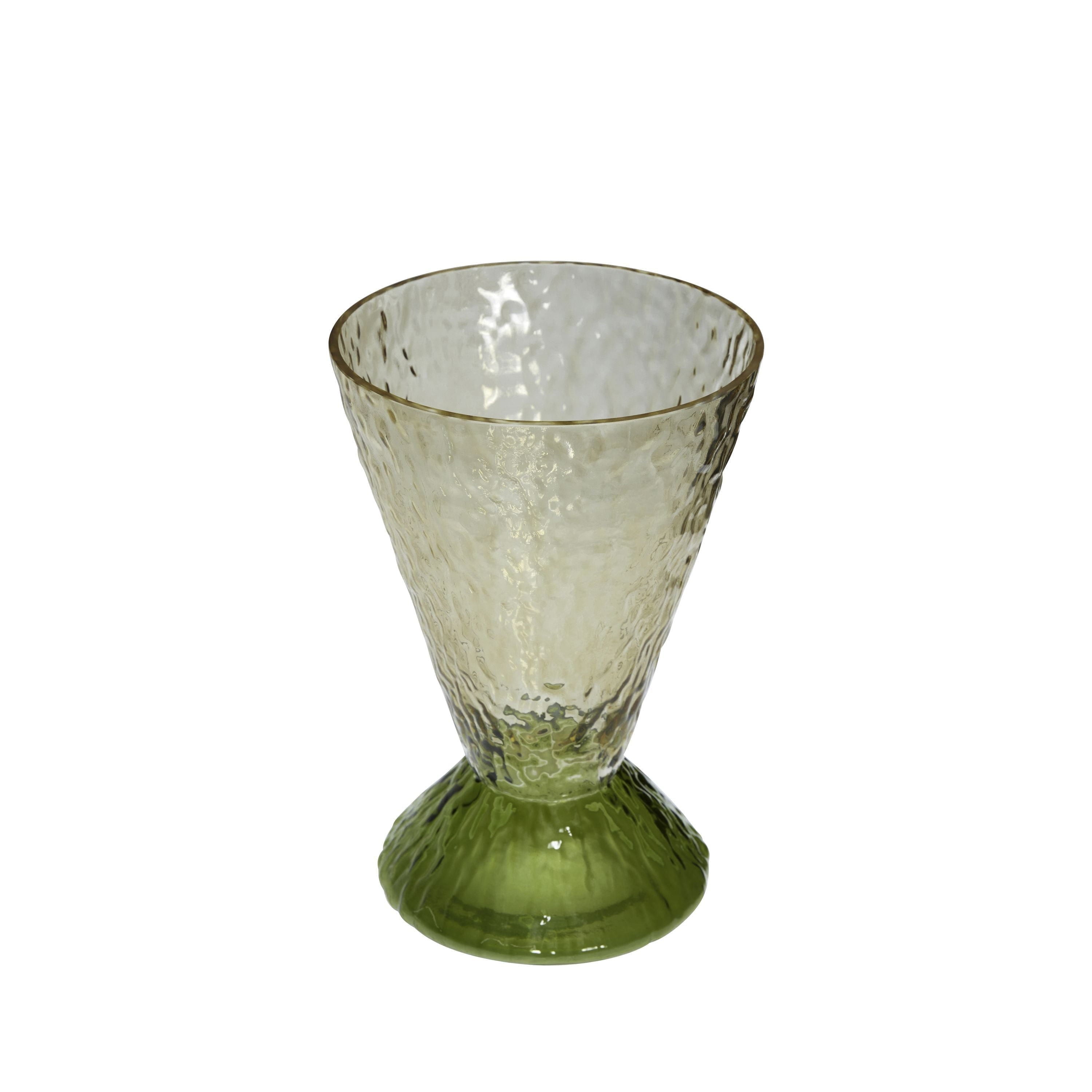 [product_category]-Hübsch Abyss Vase, Dark Green/Brown-Hübsch-5712772128930-661704-HUB-15