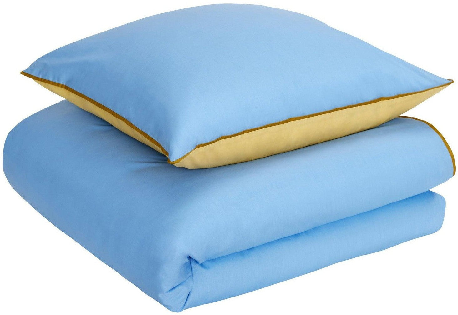 [product_category]-Hübsch Aki Bed Linen 60/200 Blue/Yellow-Hübsch-5712772114797-061405-HUB-1