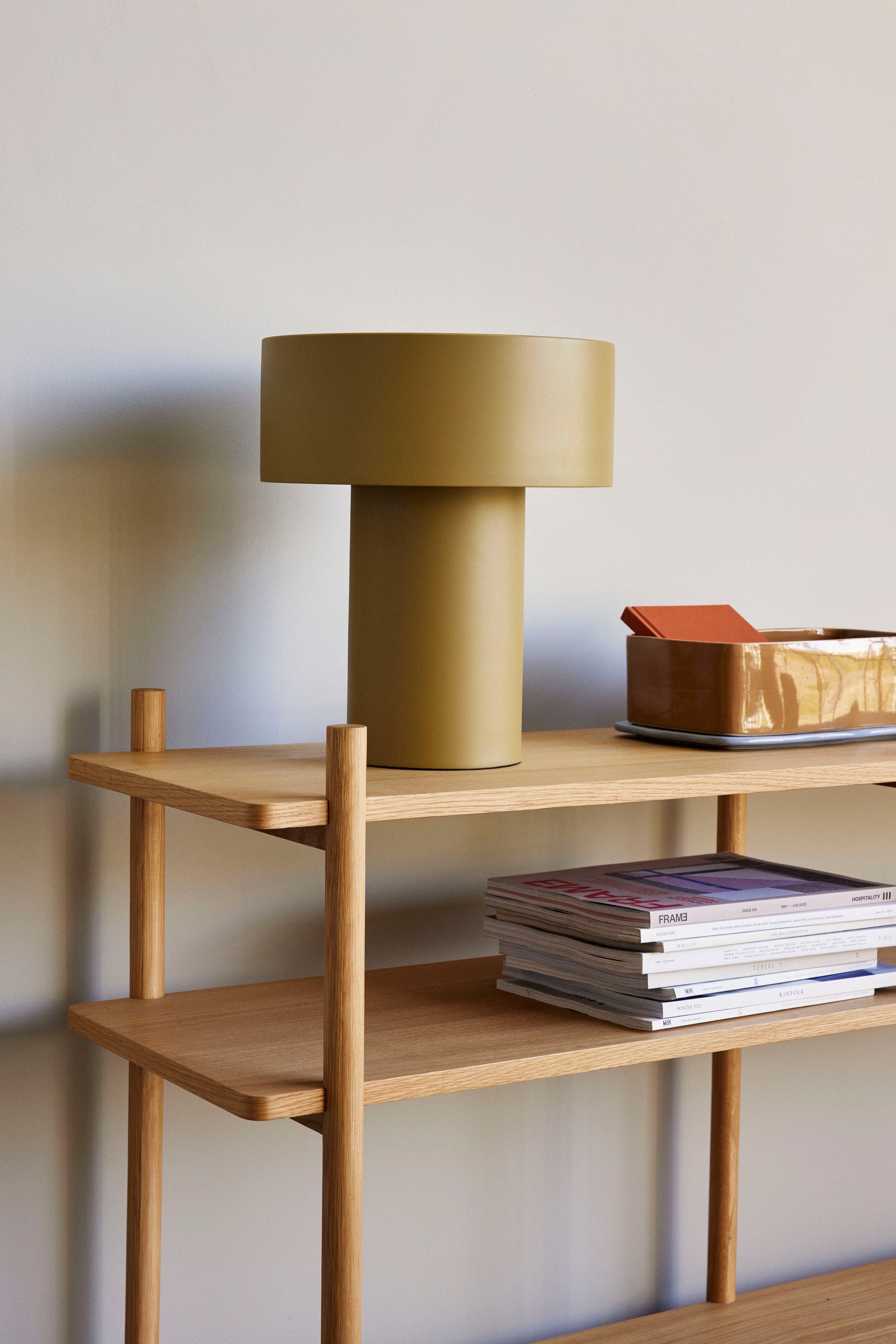 Hübsch Aki Table Lamp Khaki