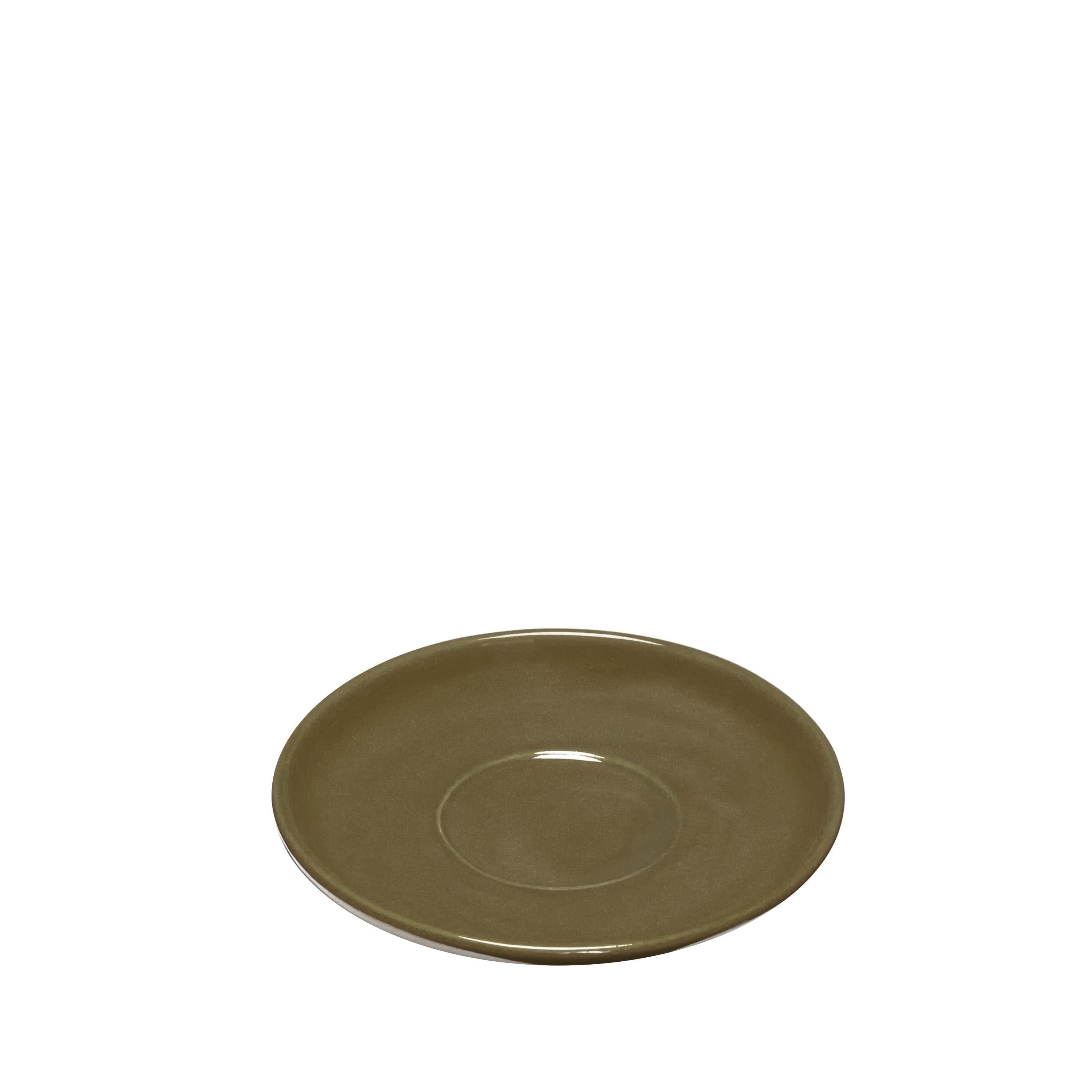 [product_category]-Hübsch Amare Mug & Saucer Set Of 2, Light Blue/Olive Green-Hübsch-5712772129449-211705-HUB-3