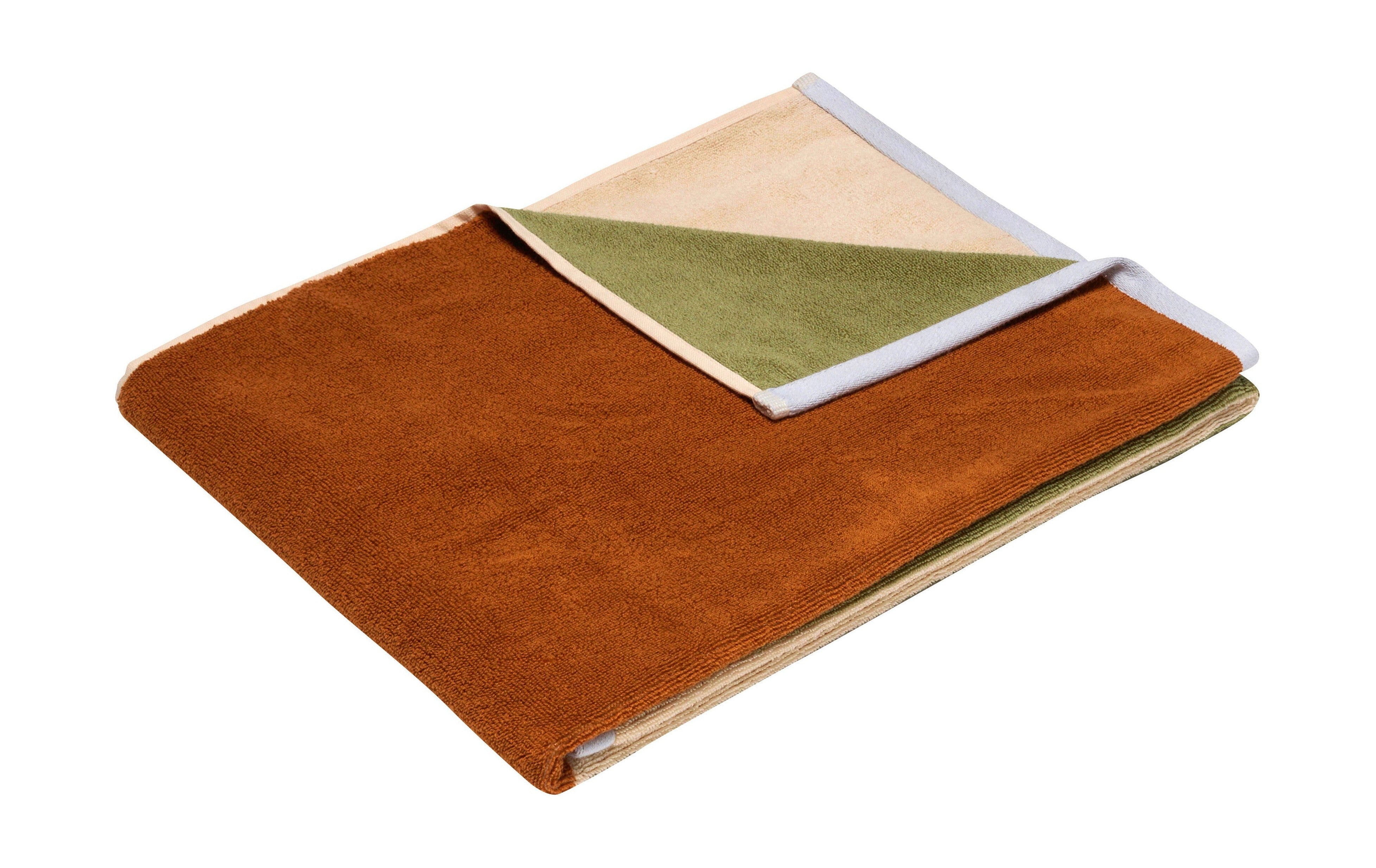 [product_category]-Hübsch Block Towel Large, Brown/Multicolour-Hübsch-5712772131725-061804-HUB-1