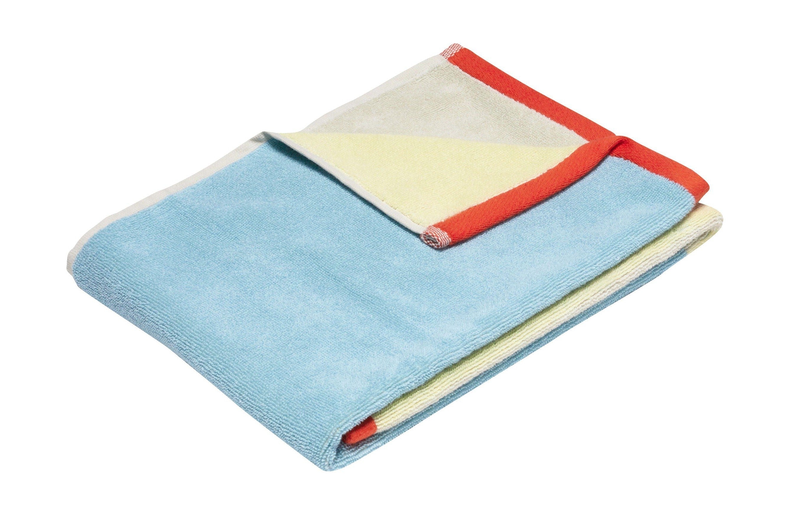 [product_category]-Hübsch Block Towel Small, Light Blue/Multicolour-Hübsch-5712772131633-061801-HUB-1