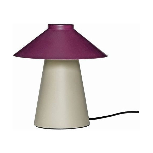 [product_category]-Hübsch Chipper Table Lamp, Burgundy/Sand-Hübsch-5712772126509-961615-HUB-8