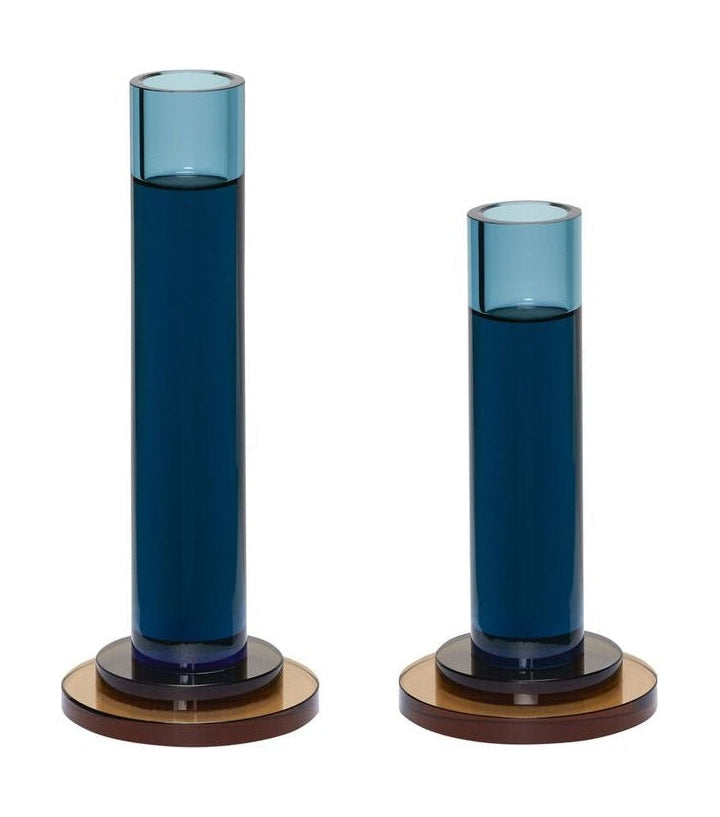 [product_category]-Hübsch Comet Candlestick Set Of 2, Blue-Hübsch-5712772121306-991517-HUB-1