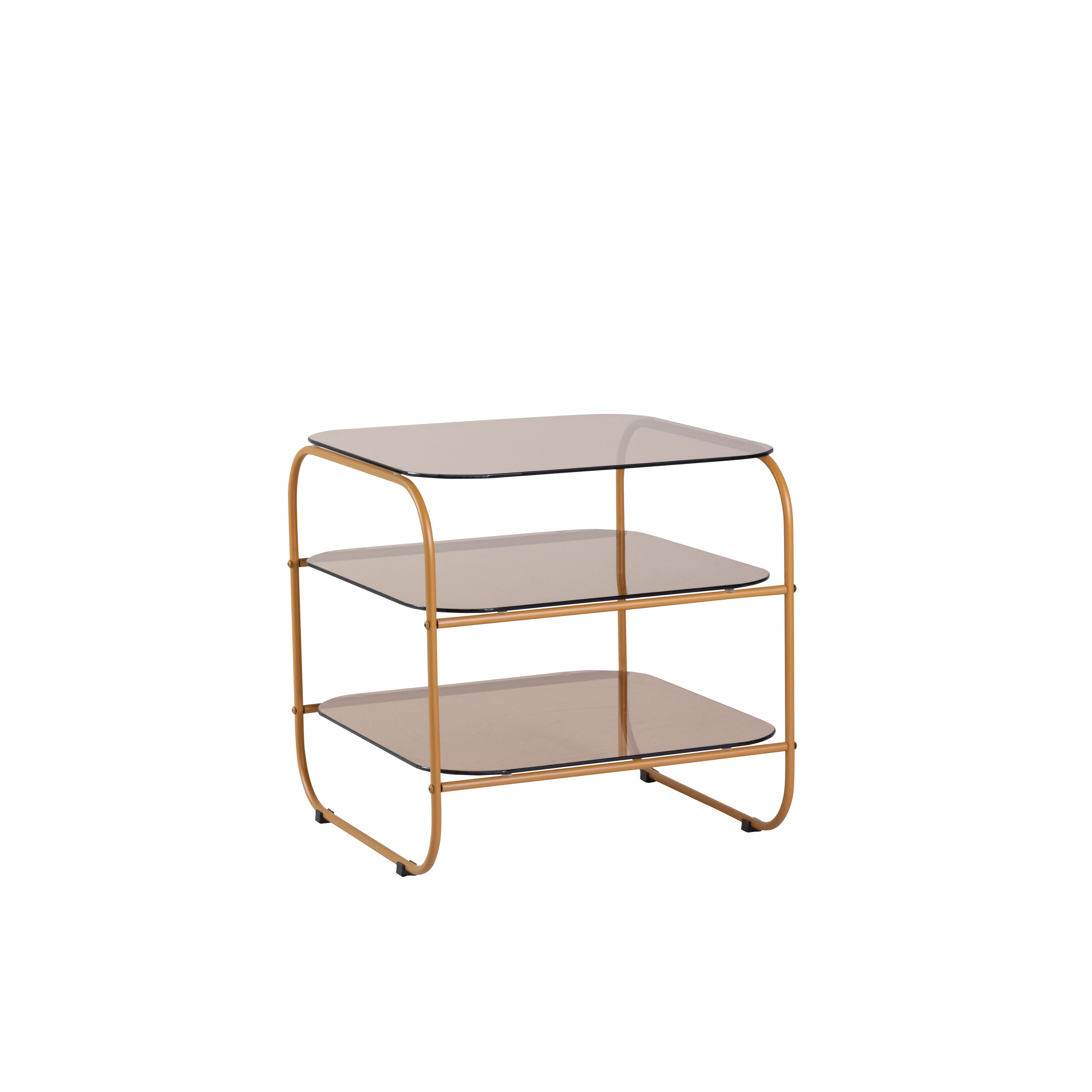 [product_category]-Hübsch Echo Side Table, Amber-Hübsch-5712772118757-021419-HUB-1