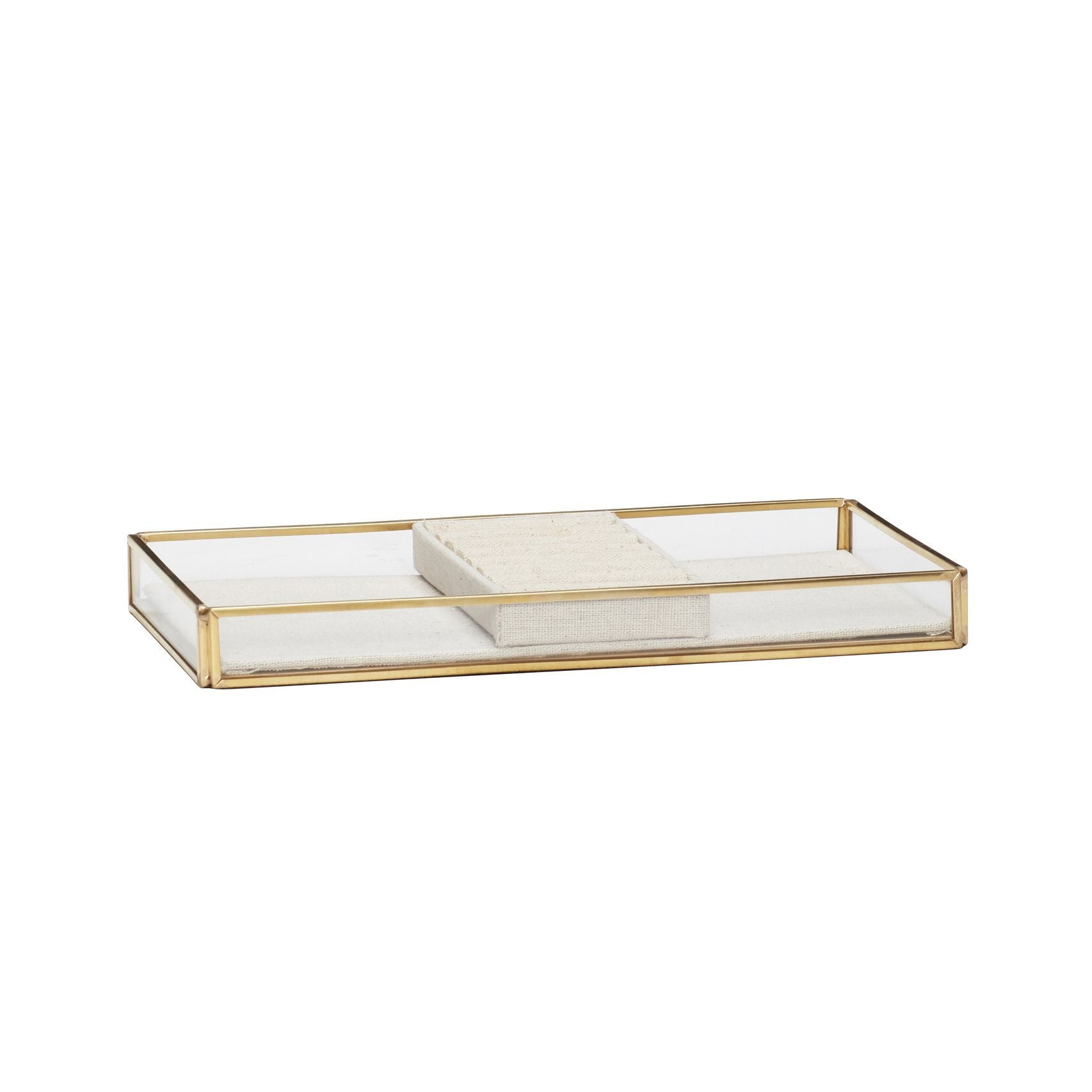 [product_category]-Hübsch Ecru Glass Box Brass/Glass Natural-Hübsch-5712772073056-151105-HUB-1