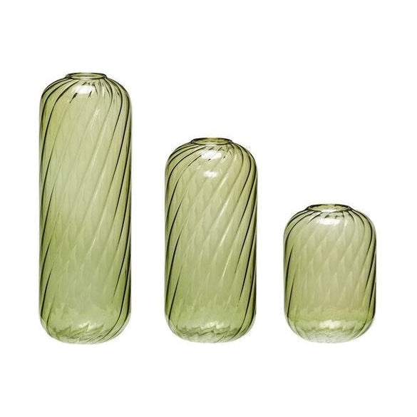 [product_category]-Hübsch Fleur Vase Set Of 3, Green-Hübsch-5712772121962-661512-HUB-9