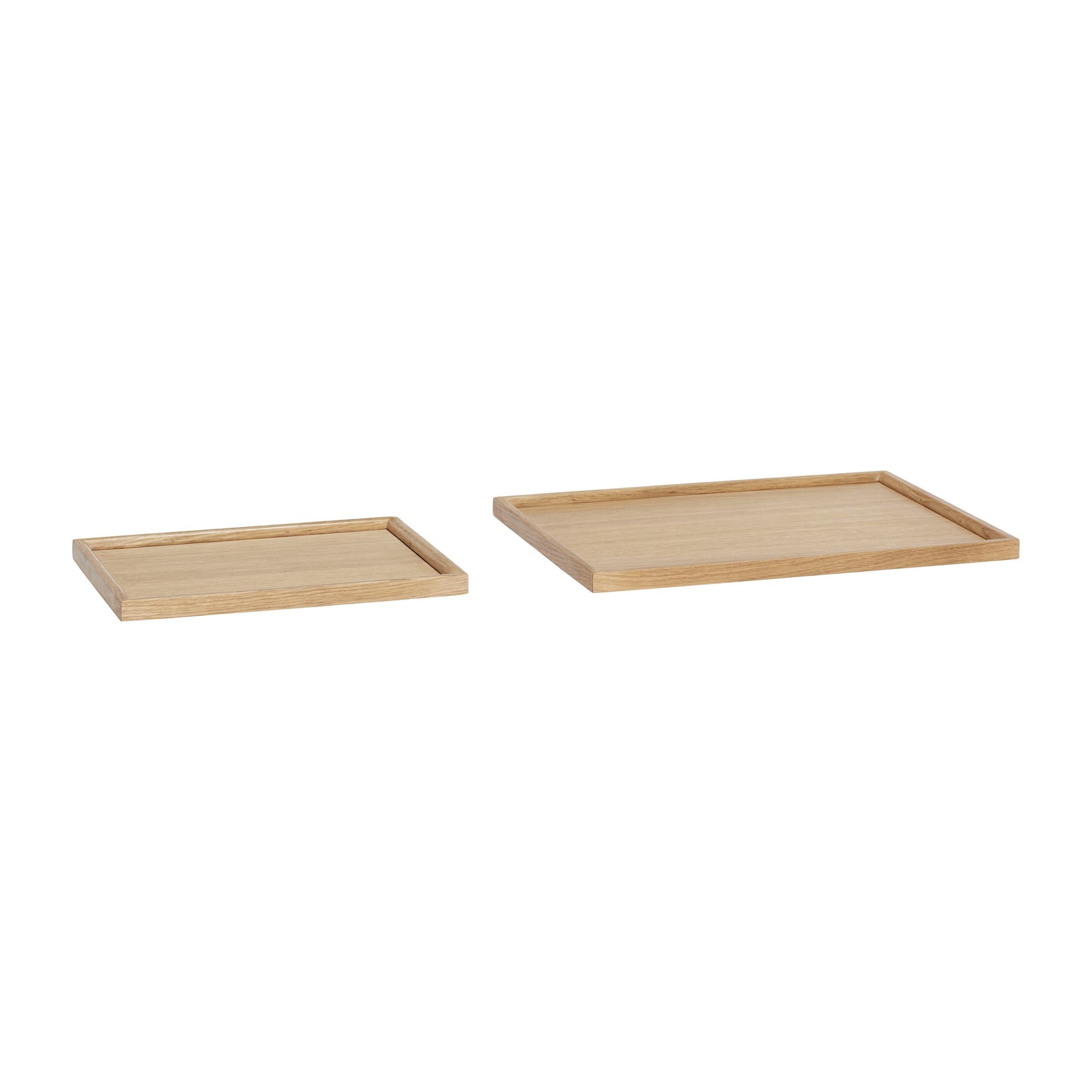 [product_category]-Hübsch Frame Tray Wood Fsc S/2-Hübsch-5712772107560-880730F-HUB-1