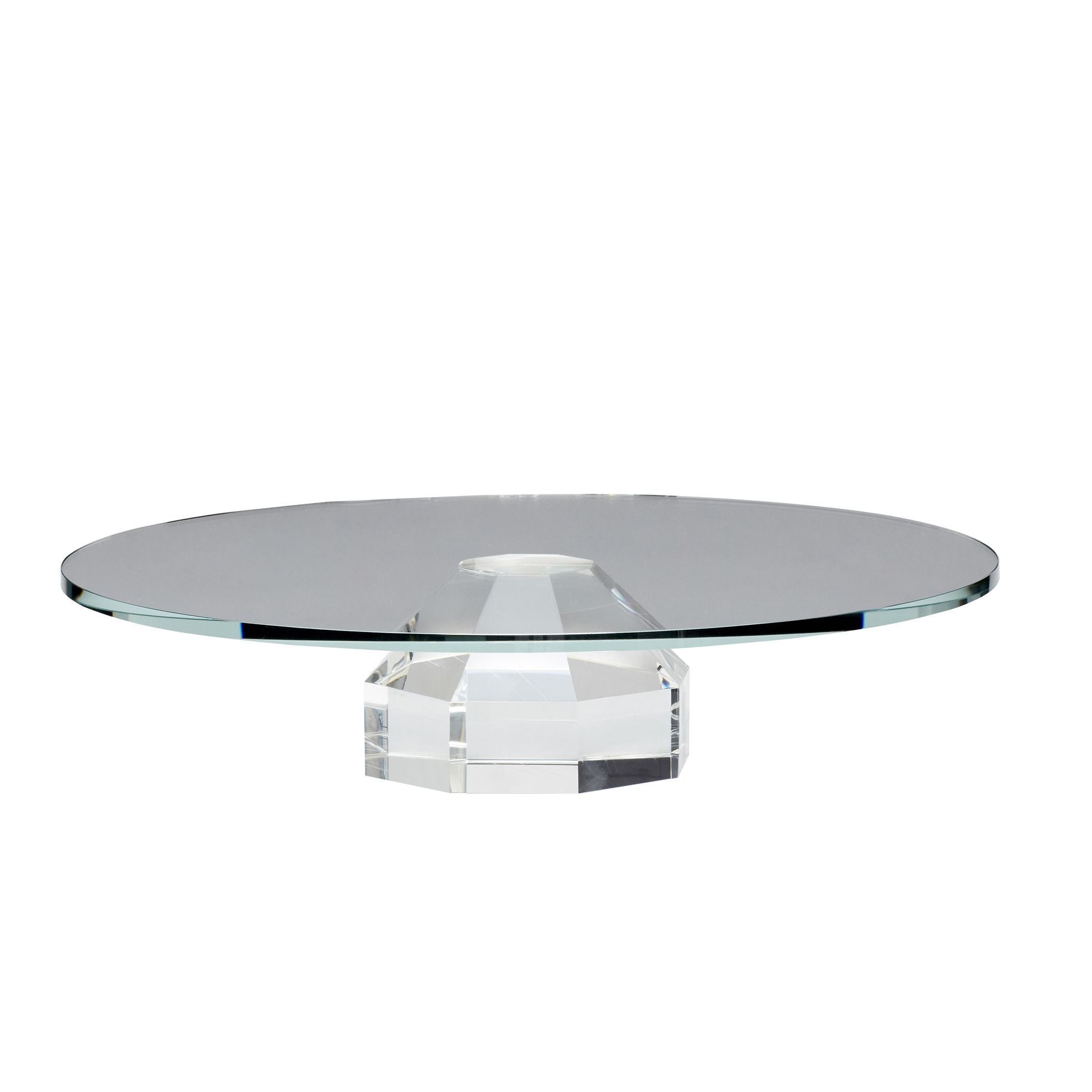 [product_category]-Hübsch Gem Cake Plate Glass Clear-Hübsch-5712772072462-341102-HUB-1