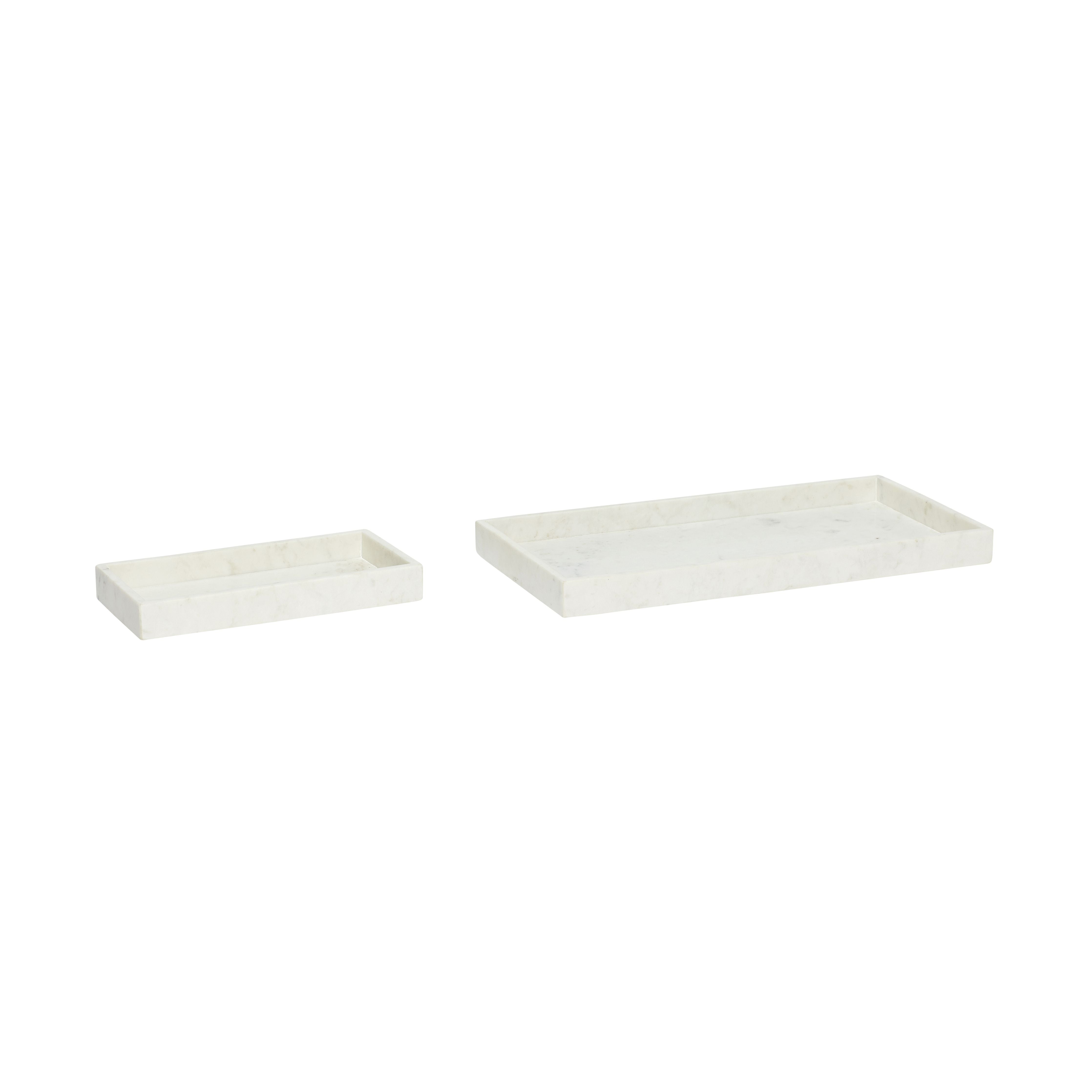 [product_category]-Hübsch Grand Trays (Set Of 2), White-Hübsch-5712772052648-510225-HUB-1