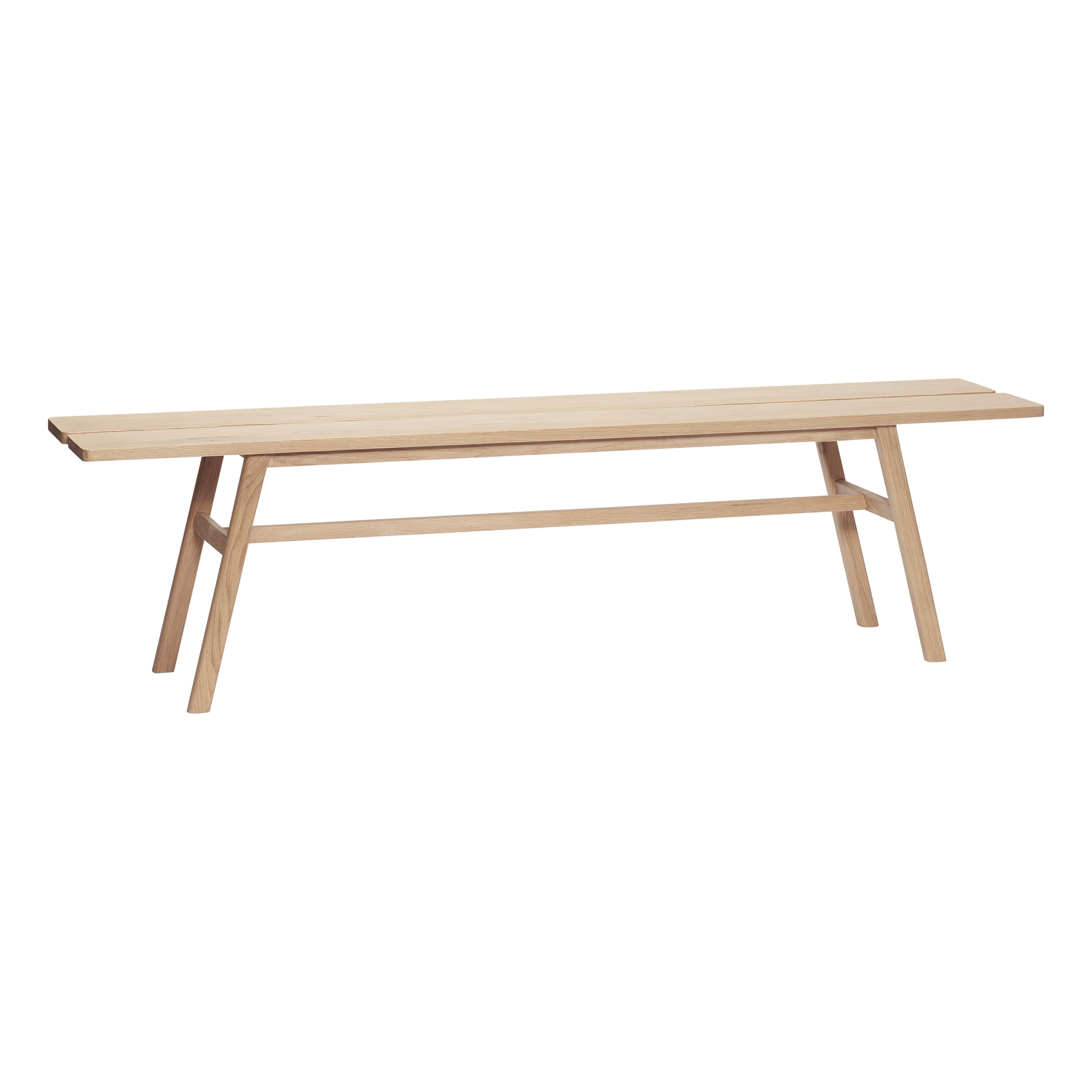 Hübsch Ground Bench Oak FSC Natural