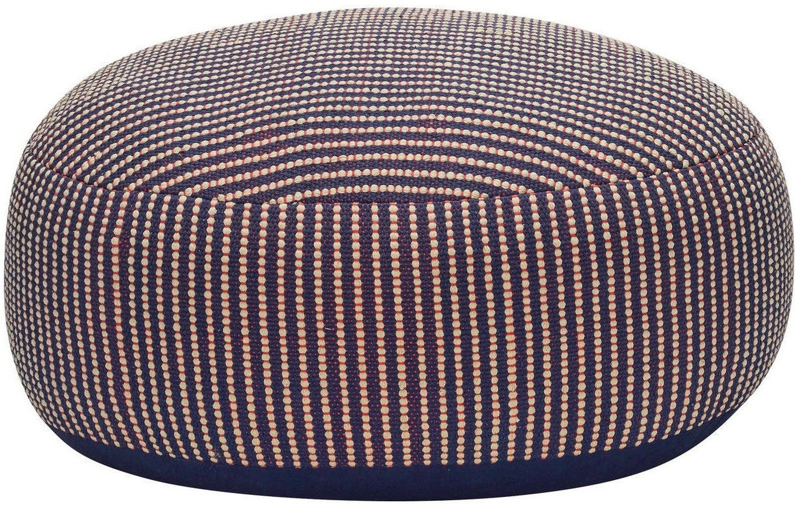 [product_category]-Hübsch Mochi Pouffe Blue/Multicolour-Hübsch-5712772136348-701902-HUB-1