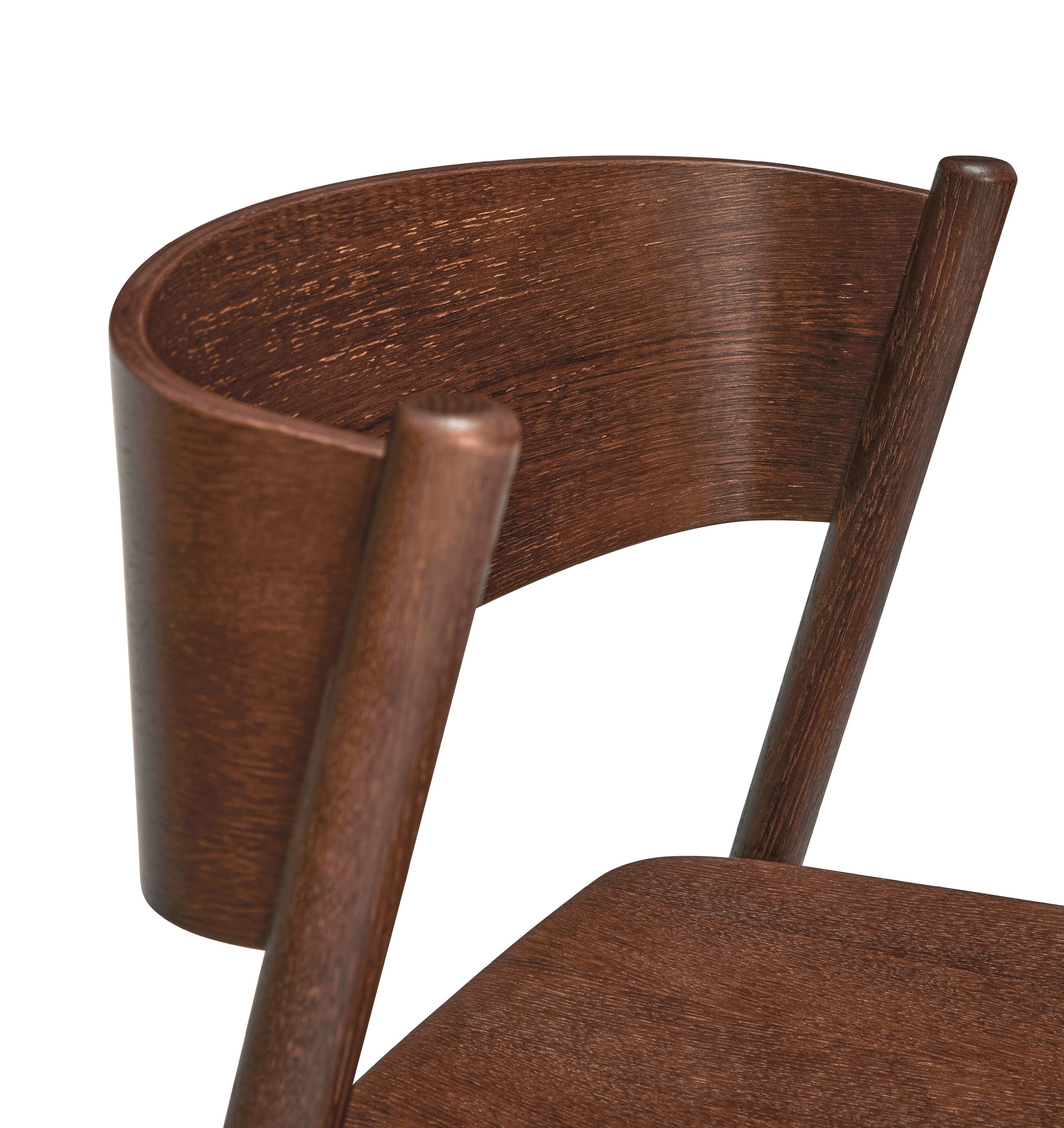 [product_category]-Hübsch Oblique Dining Chair, Dark Brown-Hübsch-5712772128305-331602-HUB-8