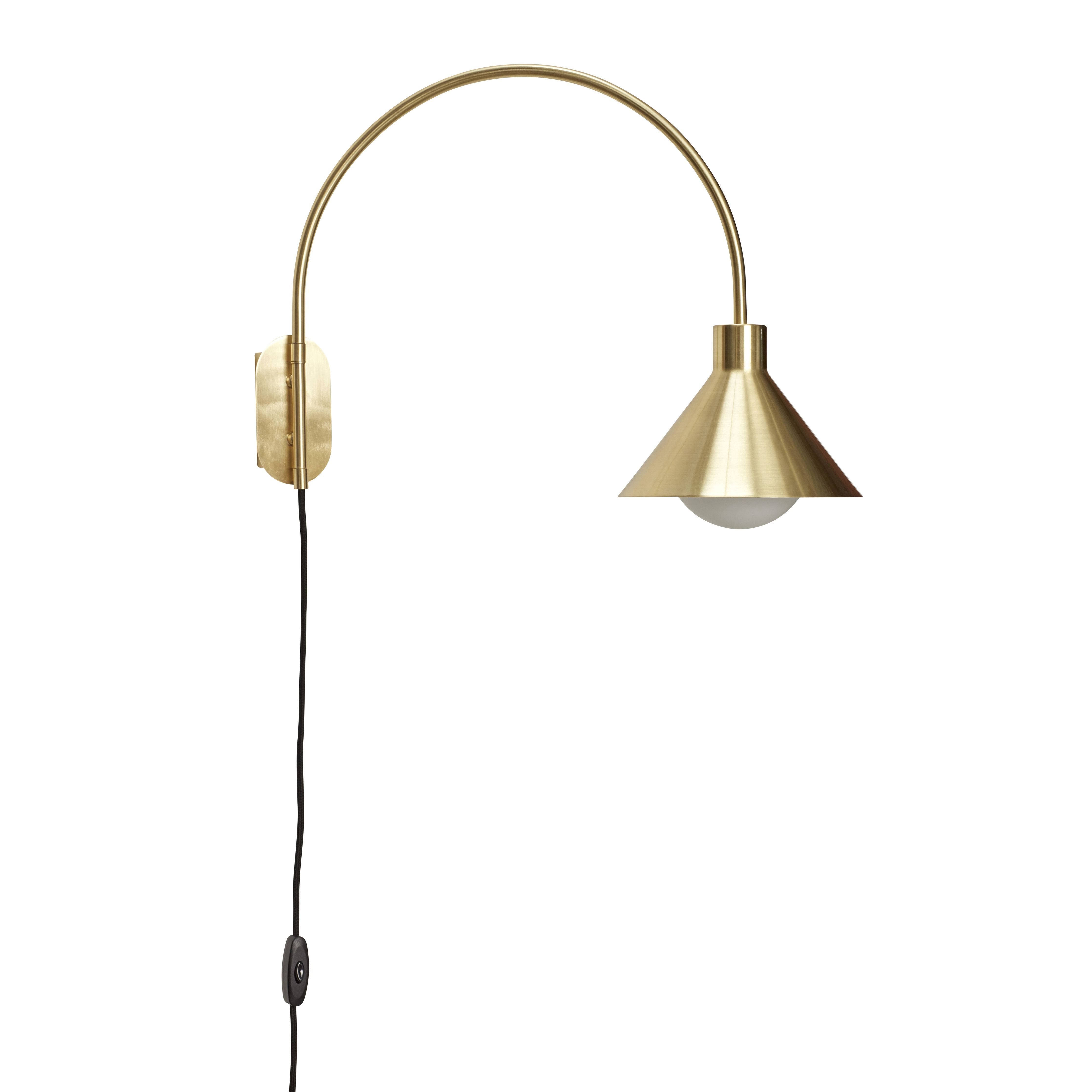 [product_category]-Hübsch Pipe Wall Lamp Brass-Hübsch-5712772071205-990915-HUB-1