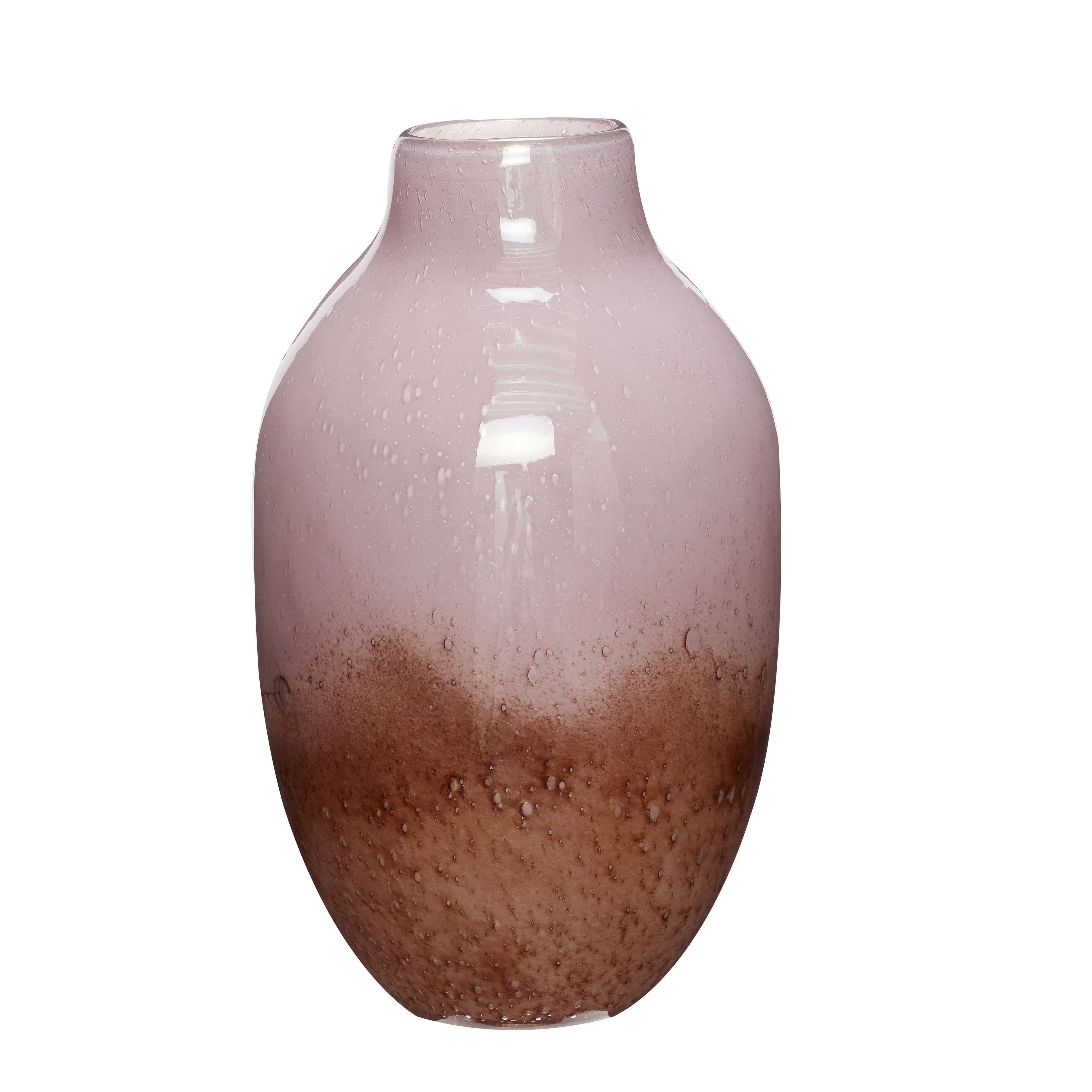 [product_category]-Hübsch Posy Vase Glass Purple/Brown-Hübsch-5712772072165-281105-HUB-1