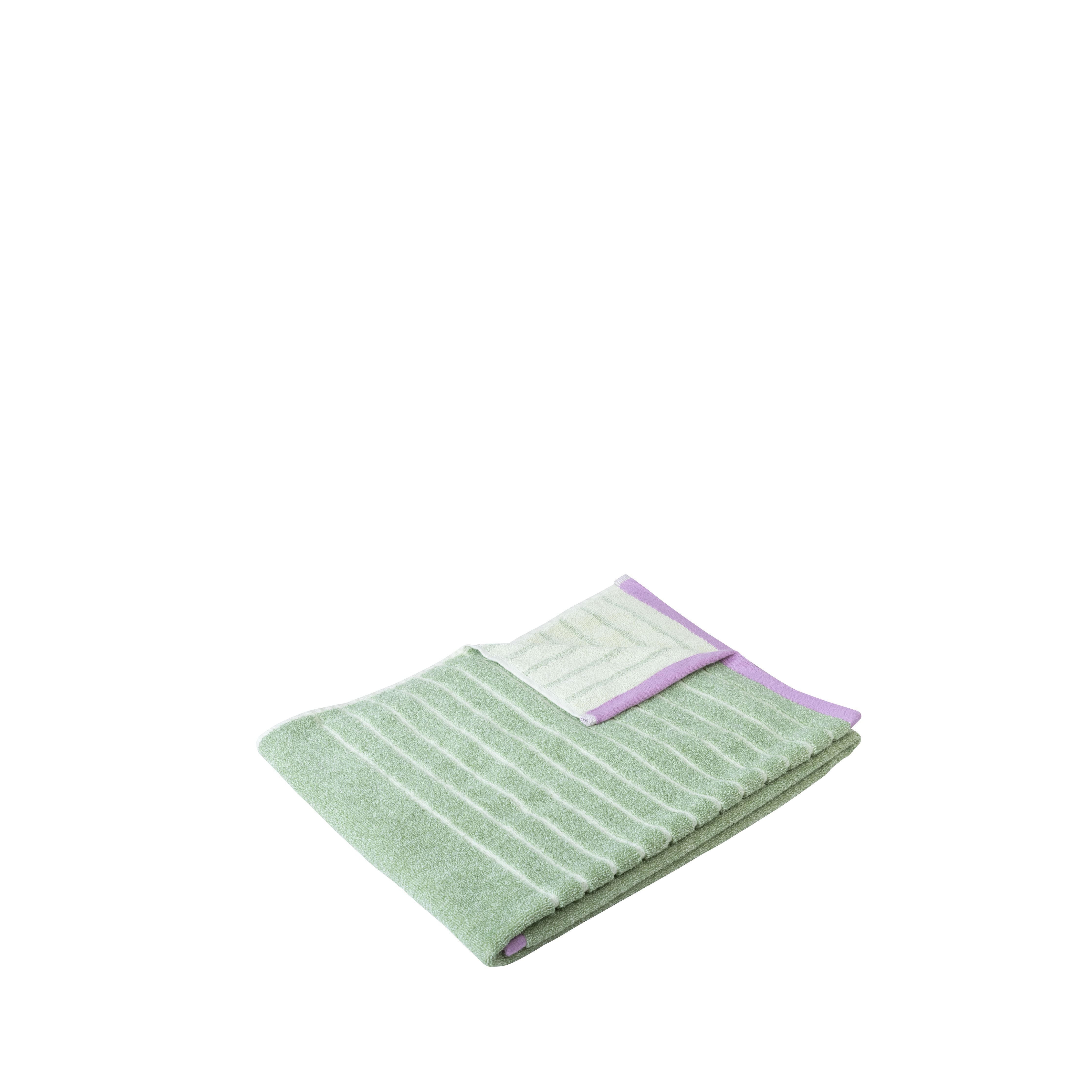 [product_category]-Hübsch Promenade Towel Small, Green/Pink-Hübsch-5712772115152-61410-HUB-1