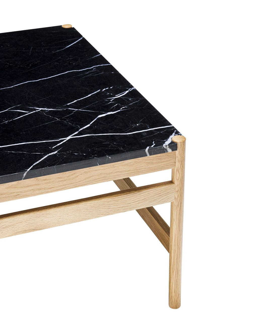 Hübsch Raw Side Table Oak/Marble