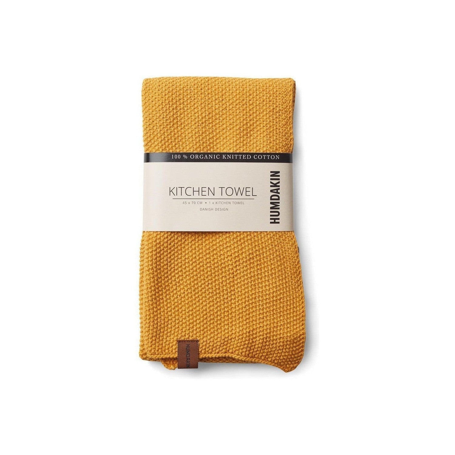 Serviette de cuisine Humdakin, chute jaune, 1 pc