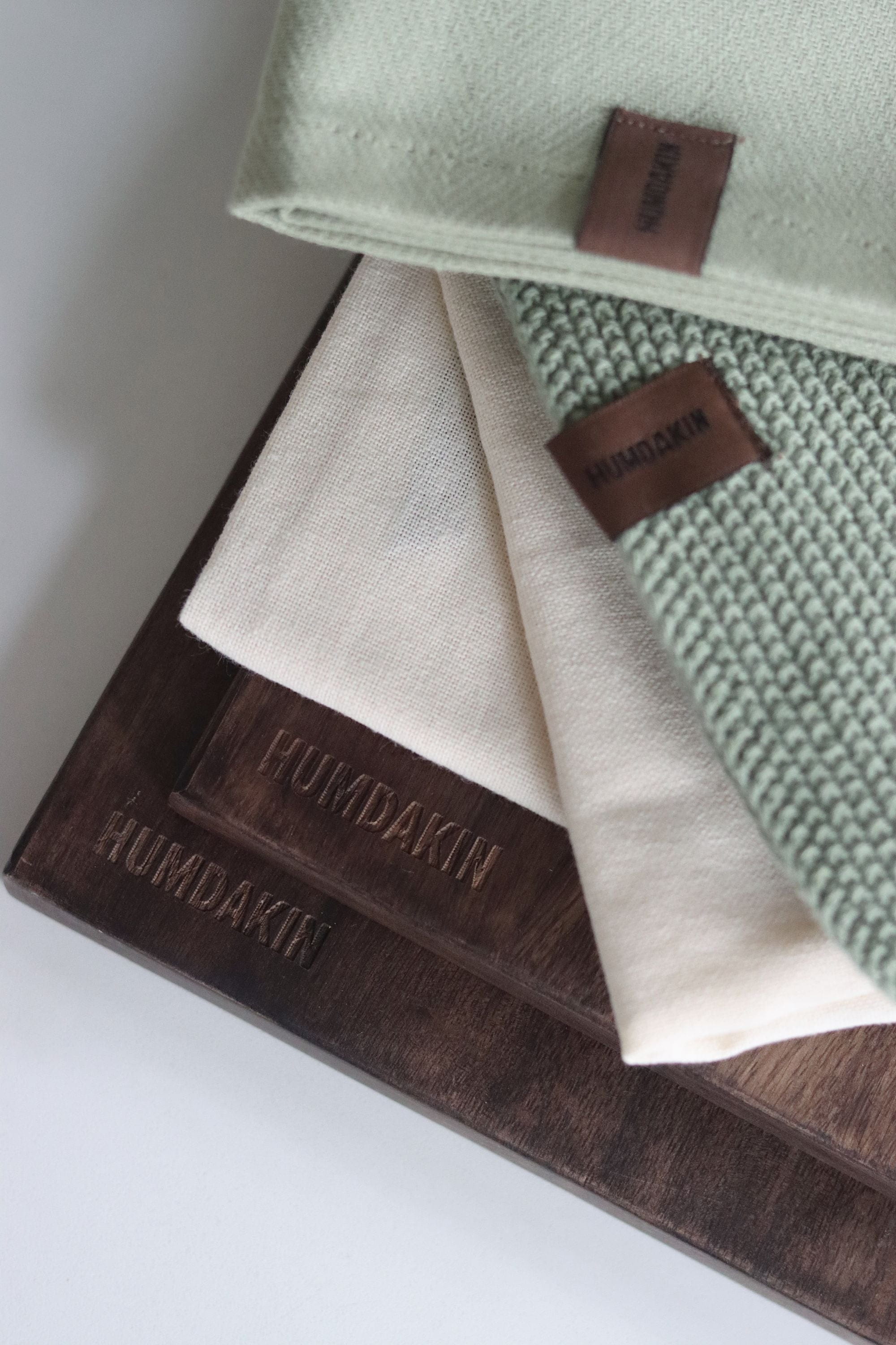 Humdakin Knitted Kitchen Towel, Green Tea